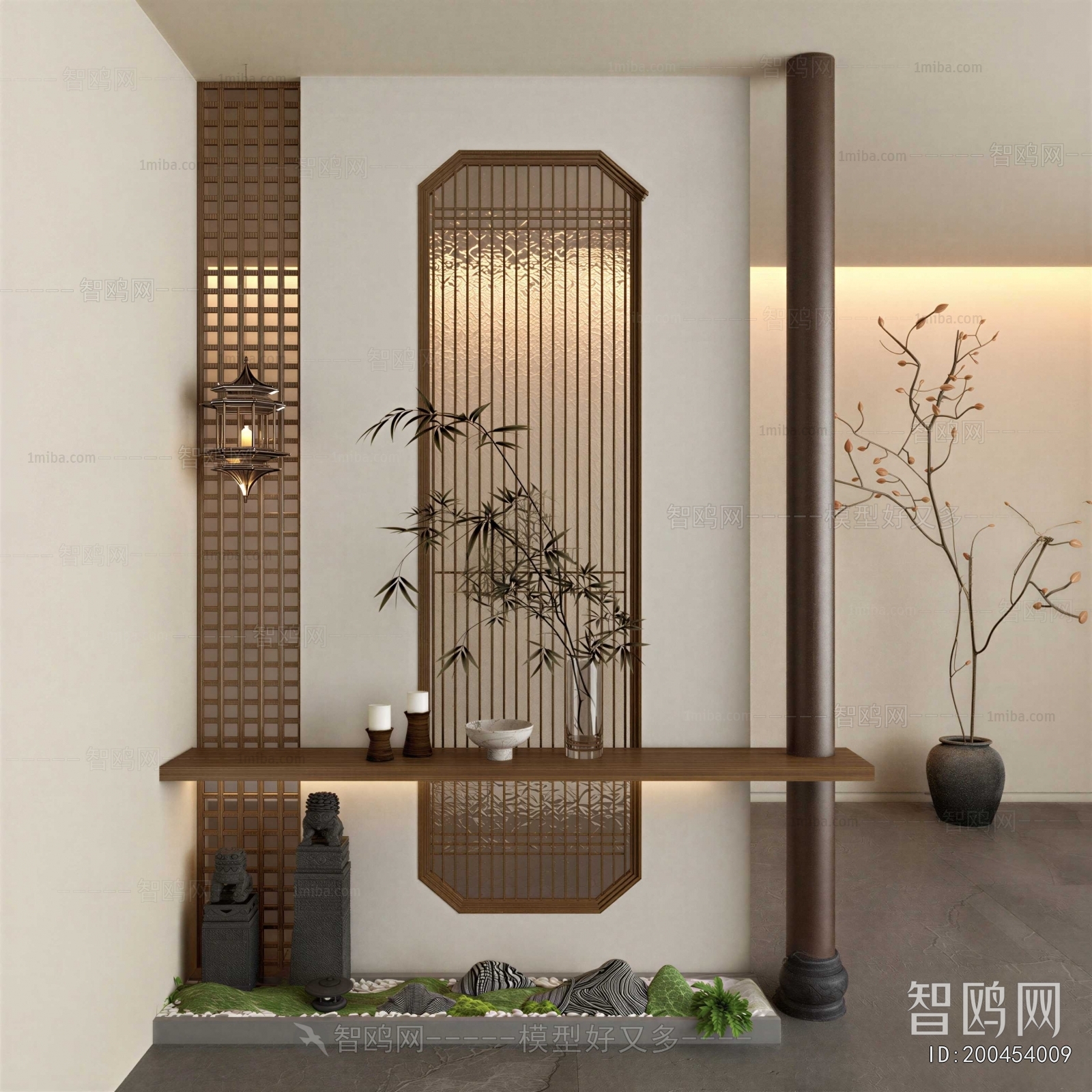 New Chinese Style Hallway