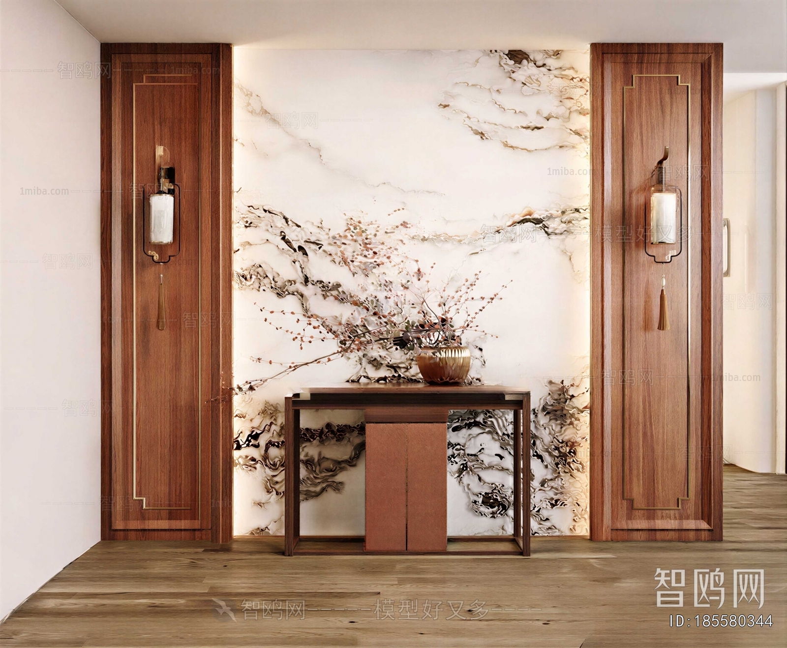 New Chinese Style Hallway