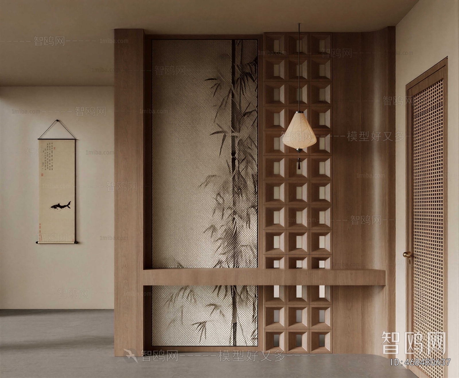 New Chinese Style Hallway