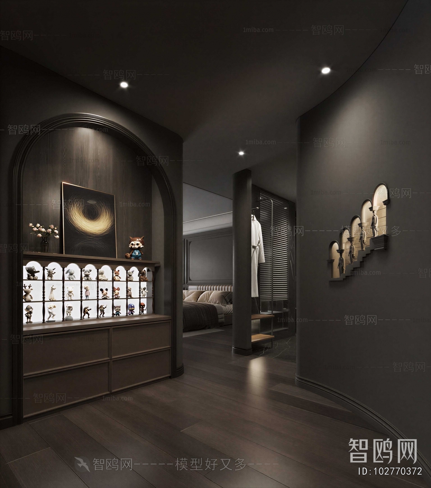 French Style Hallway