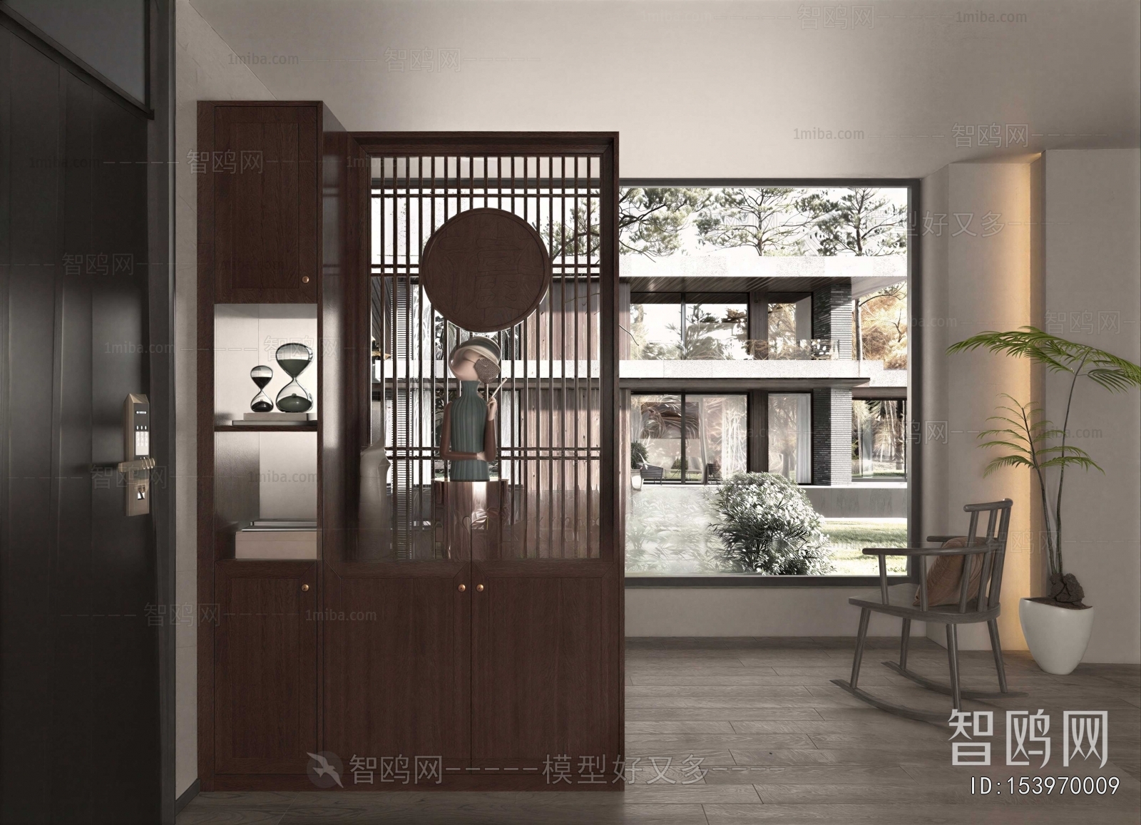 New Chinese Style Hallway