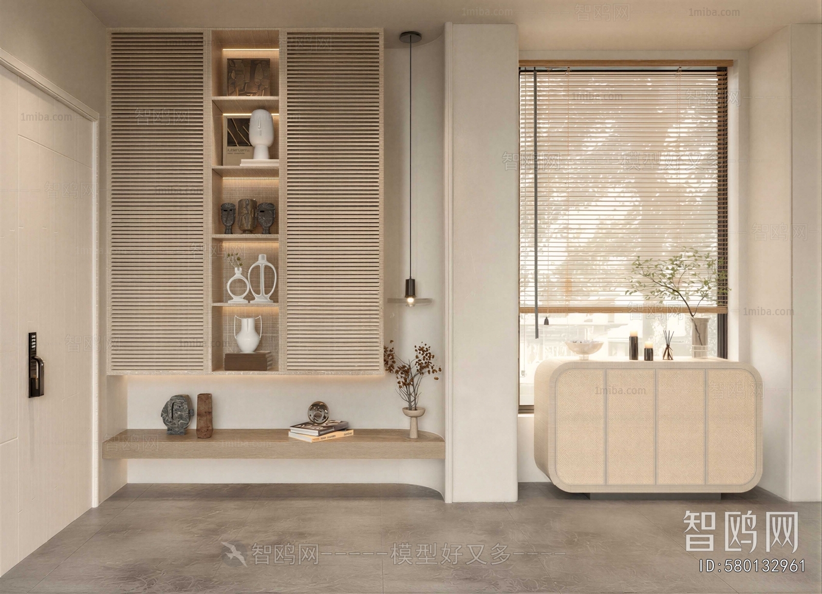 Wabi-sabi Style Hallway