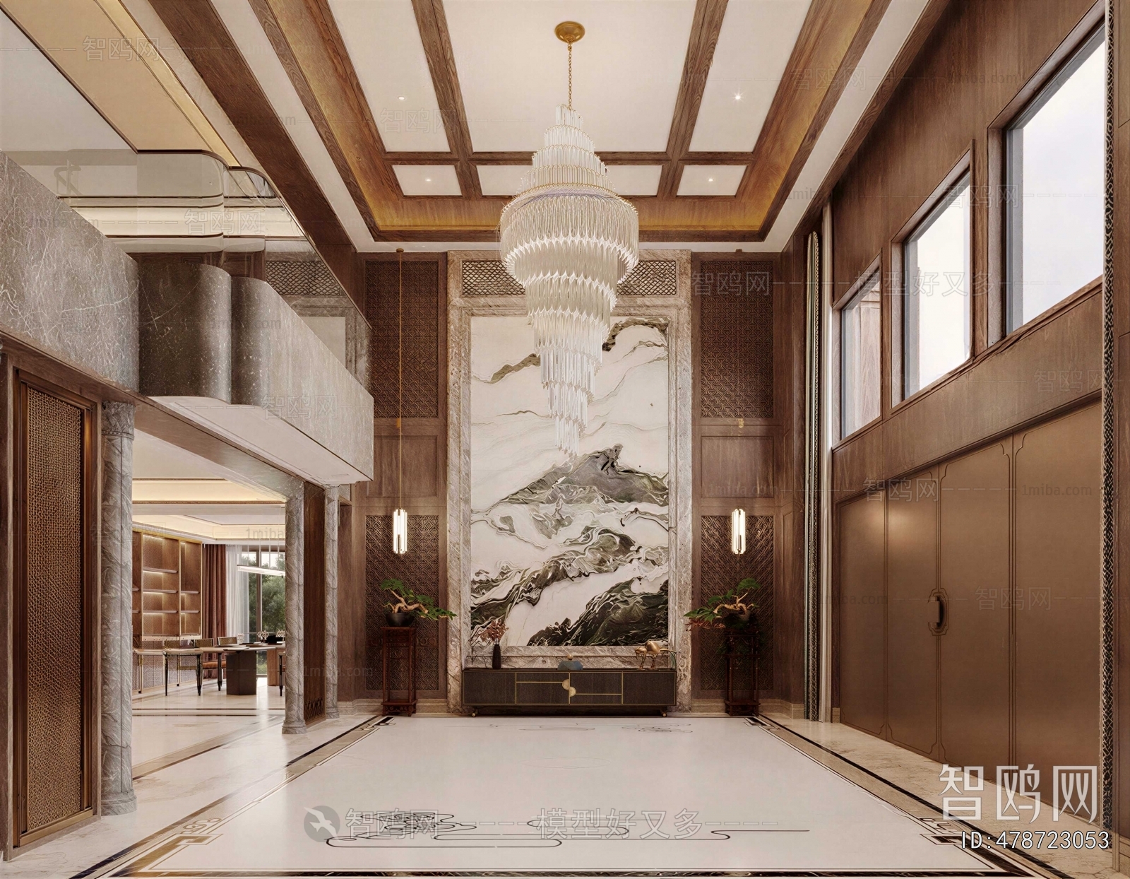 New Chinese Style Hallway