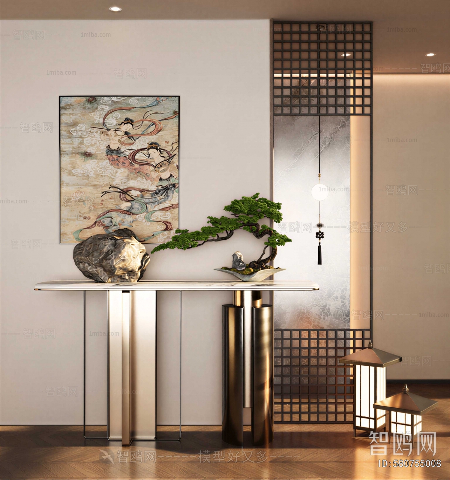 New Chinese Style Hallway