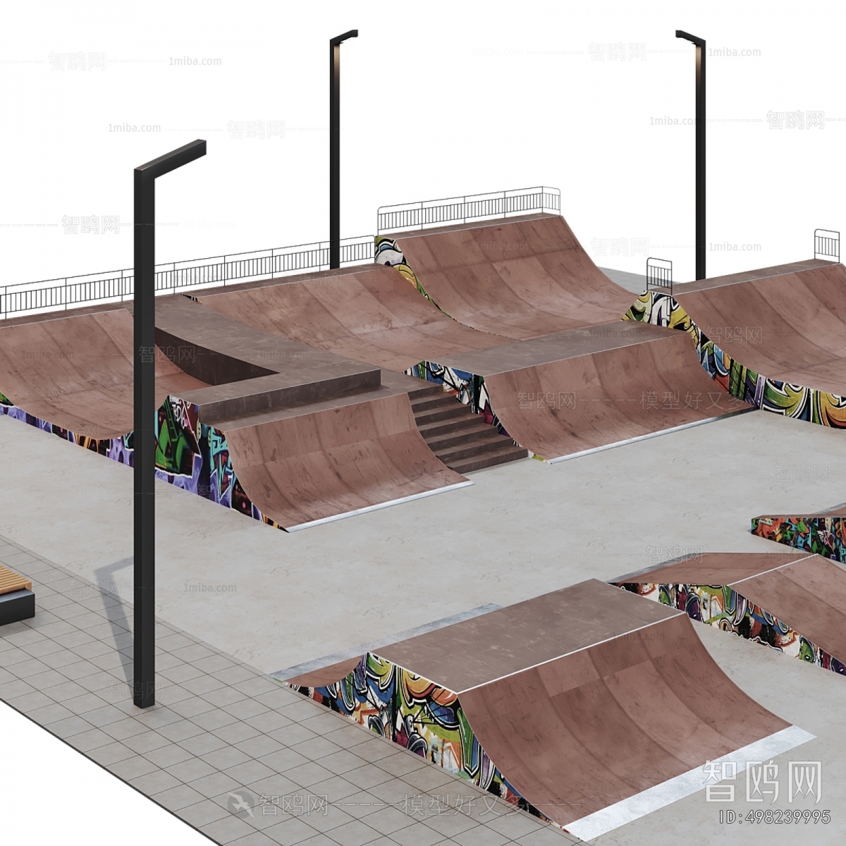 Modern Park Landscape