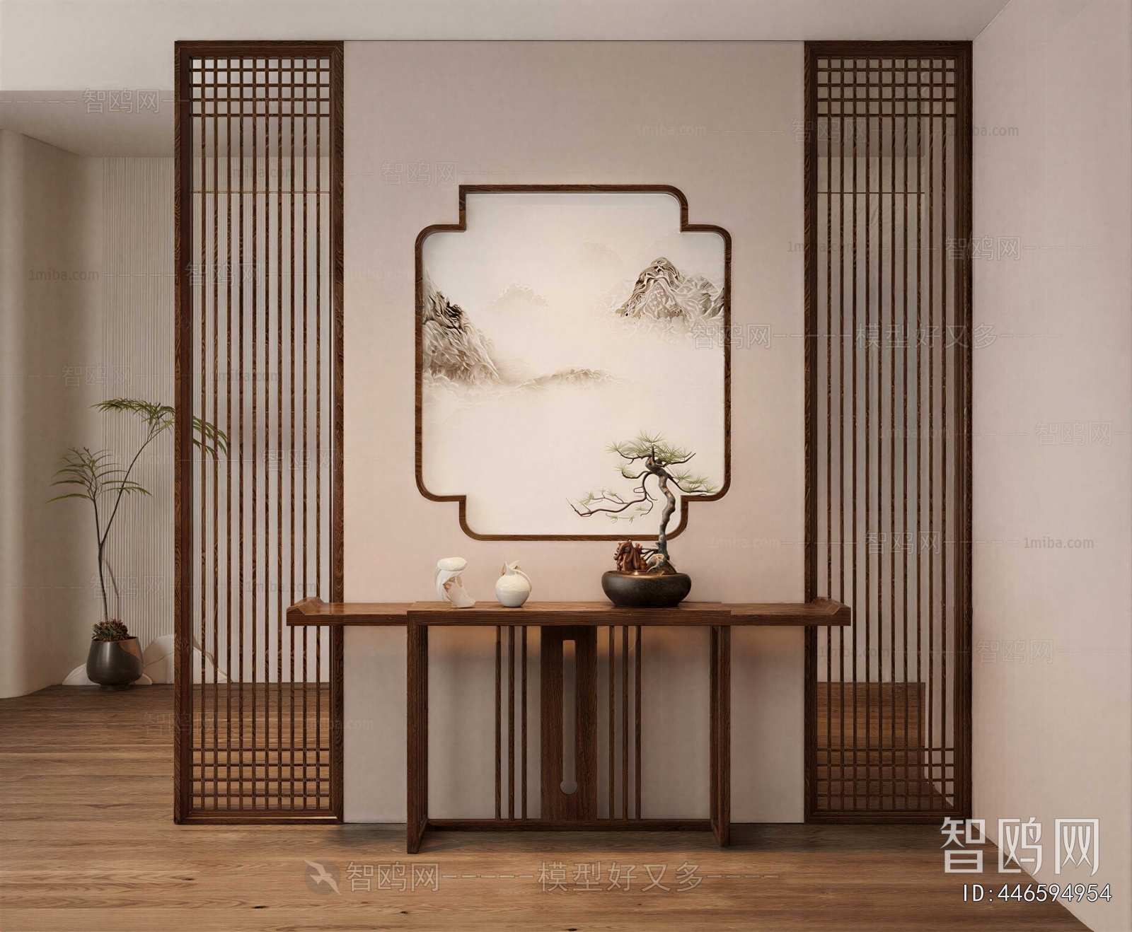 New Chinese Style Hallway