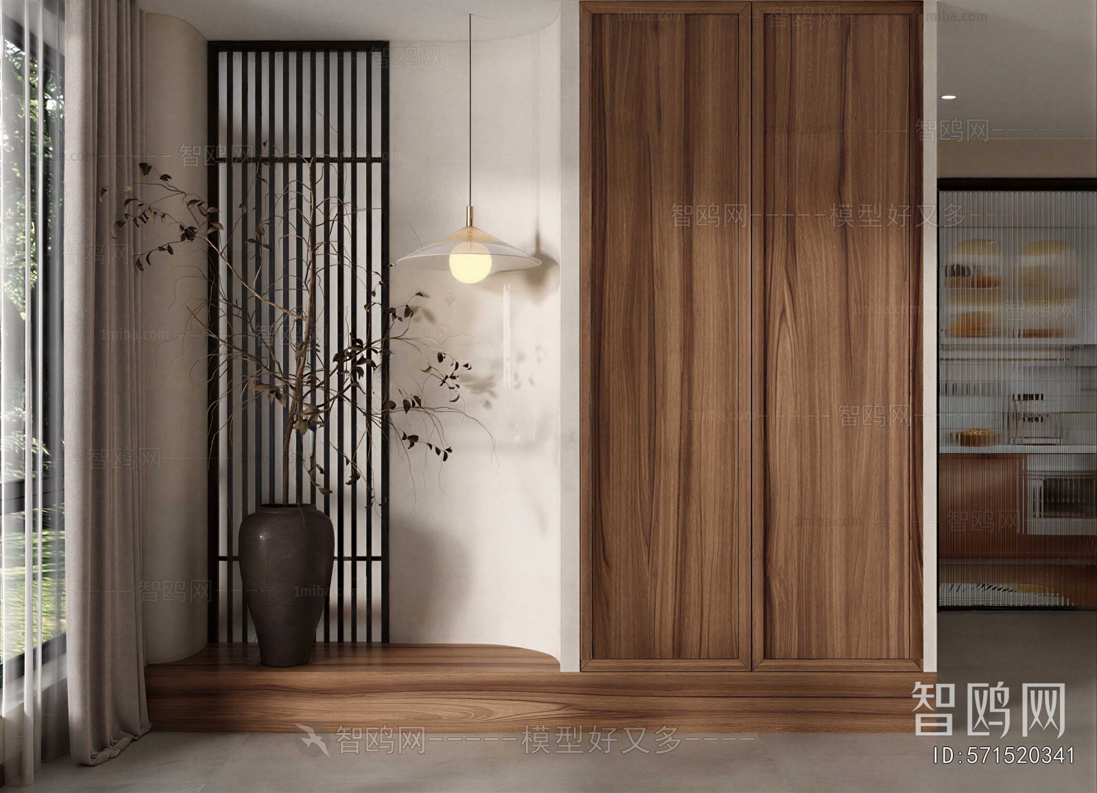 New Chinese Style Hallway