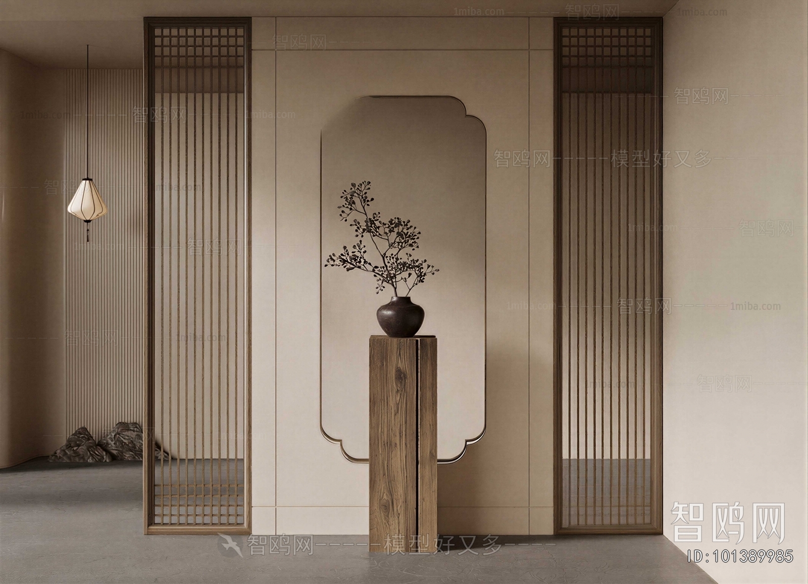 New Chinese Style Hallway