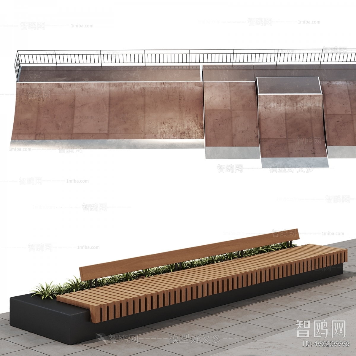 Modern Park Landscape