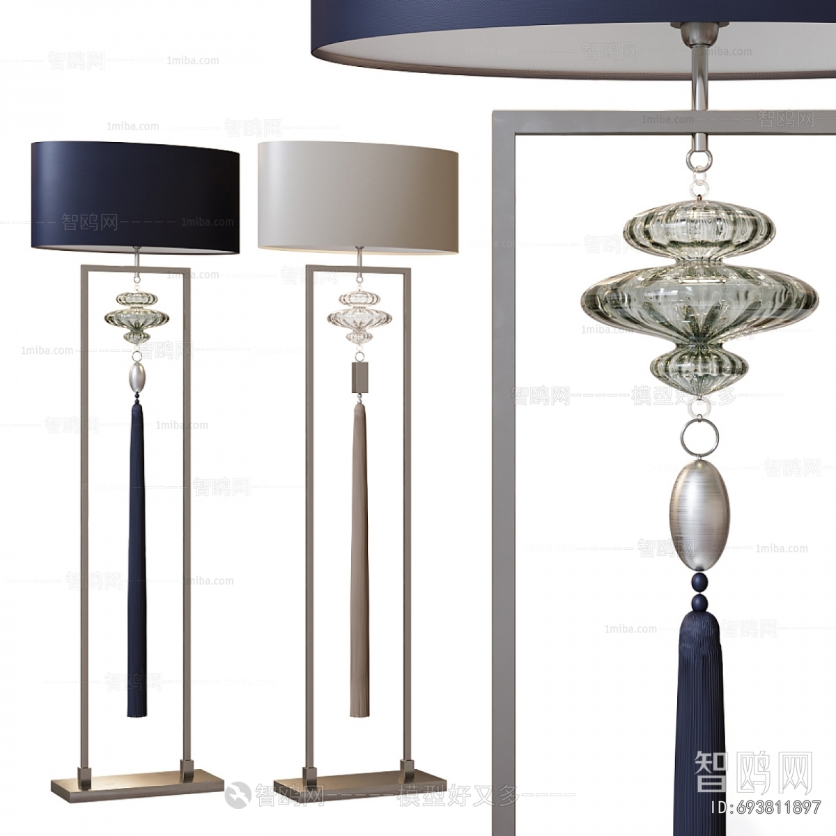 New Chinese Style Floor Lamp