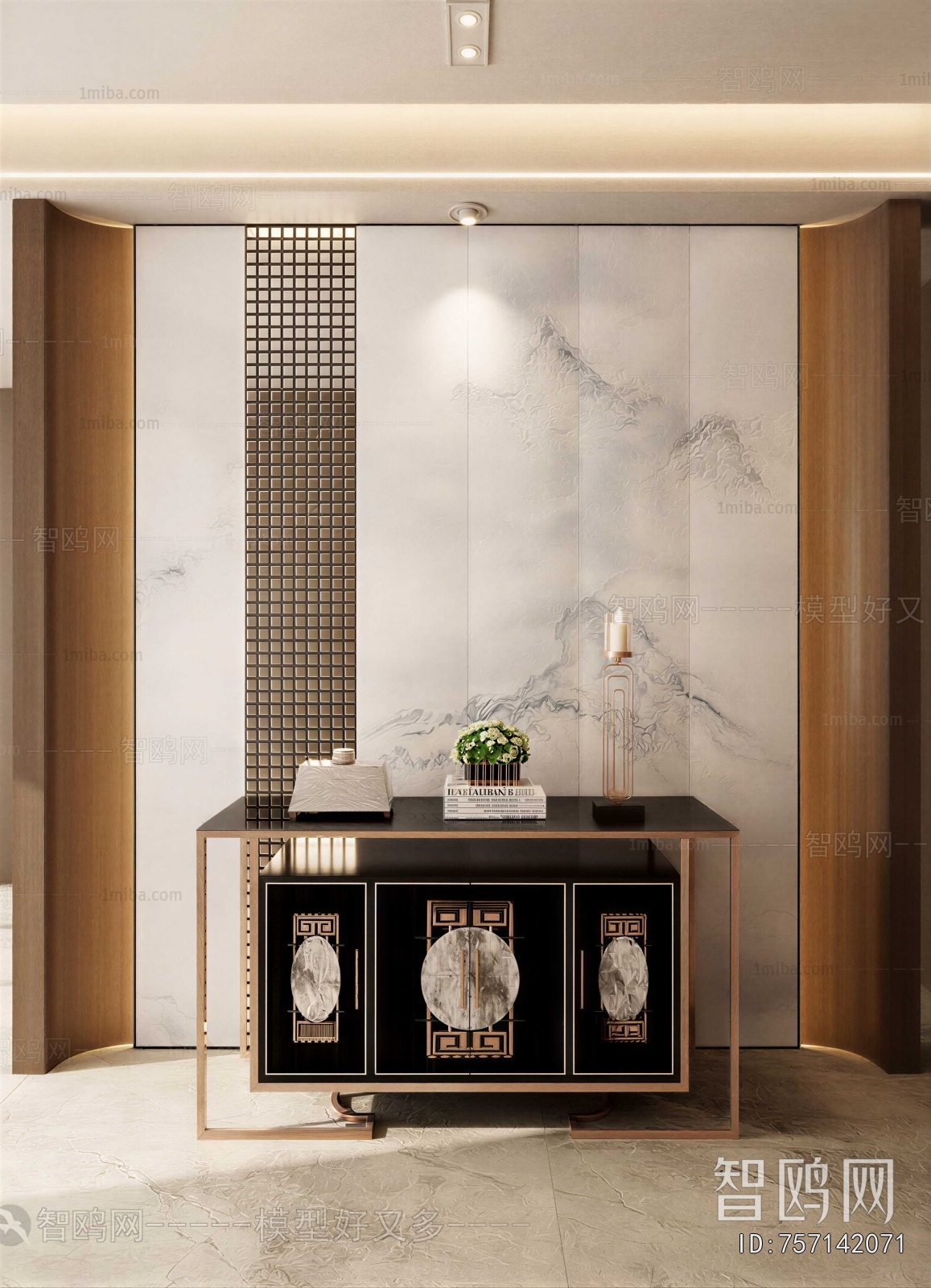 New Chinese Style Hallway