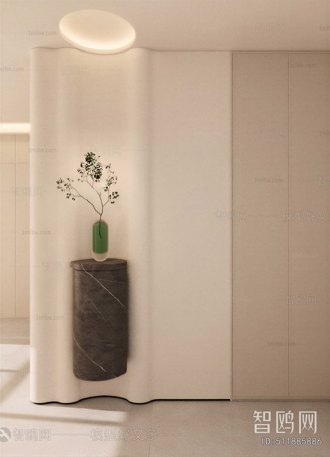 Modern Aquatic Green Plant