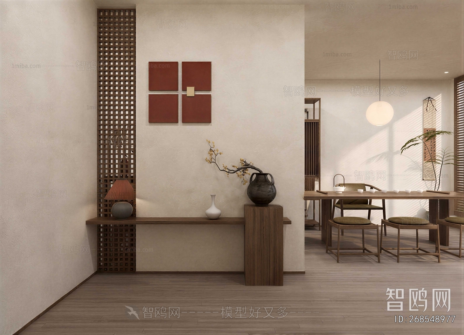 New Chinese Style Hallway