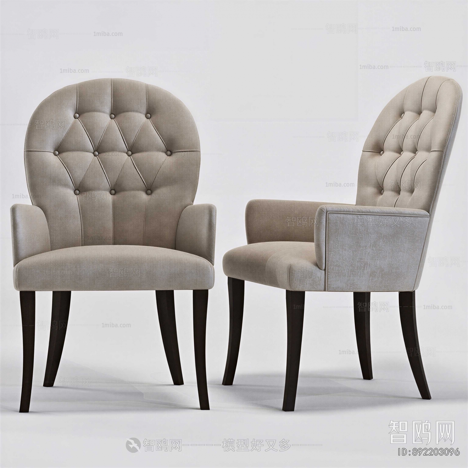 Simple European Style Dining Chair