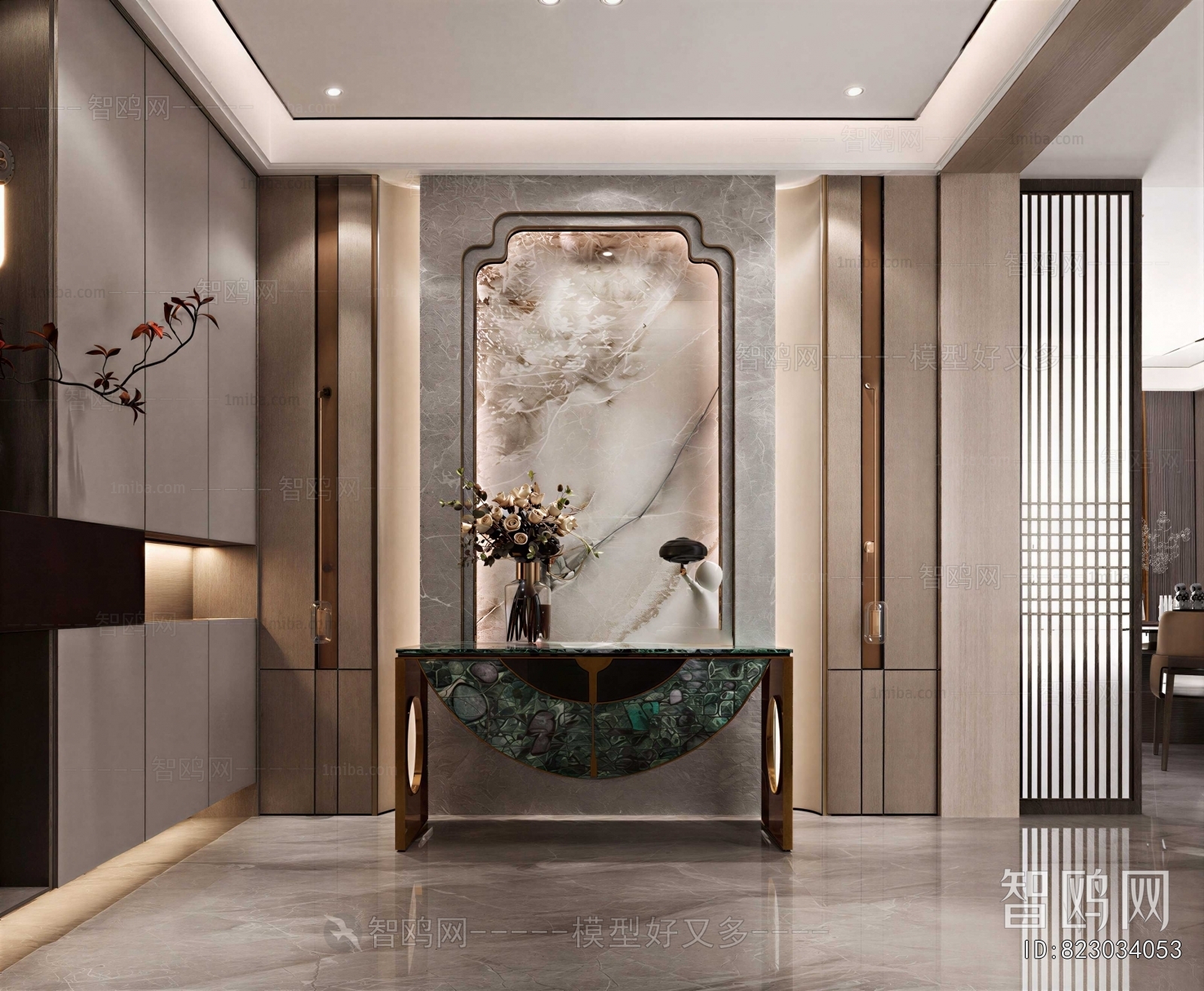 New Chinese Style Hallway