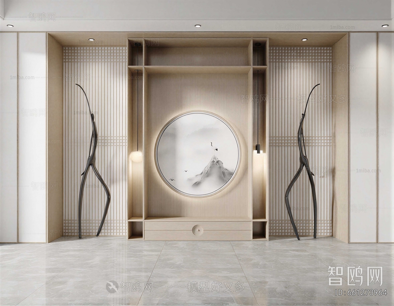 New Chinese Style Hallway