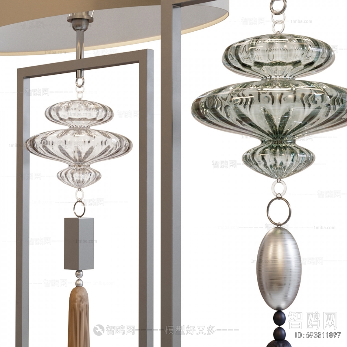 New Chinese Style Floor Lamp