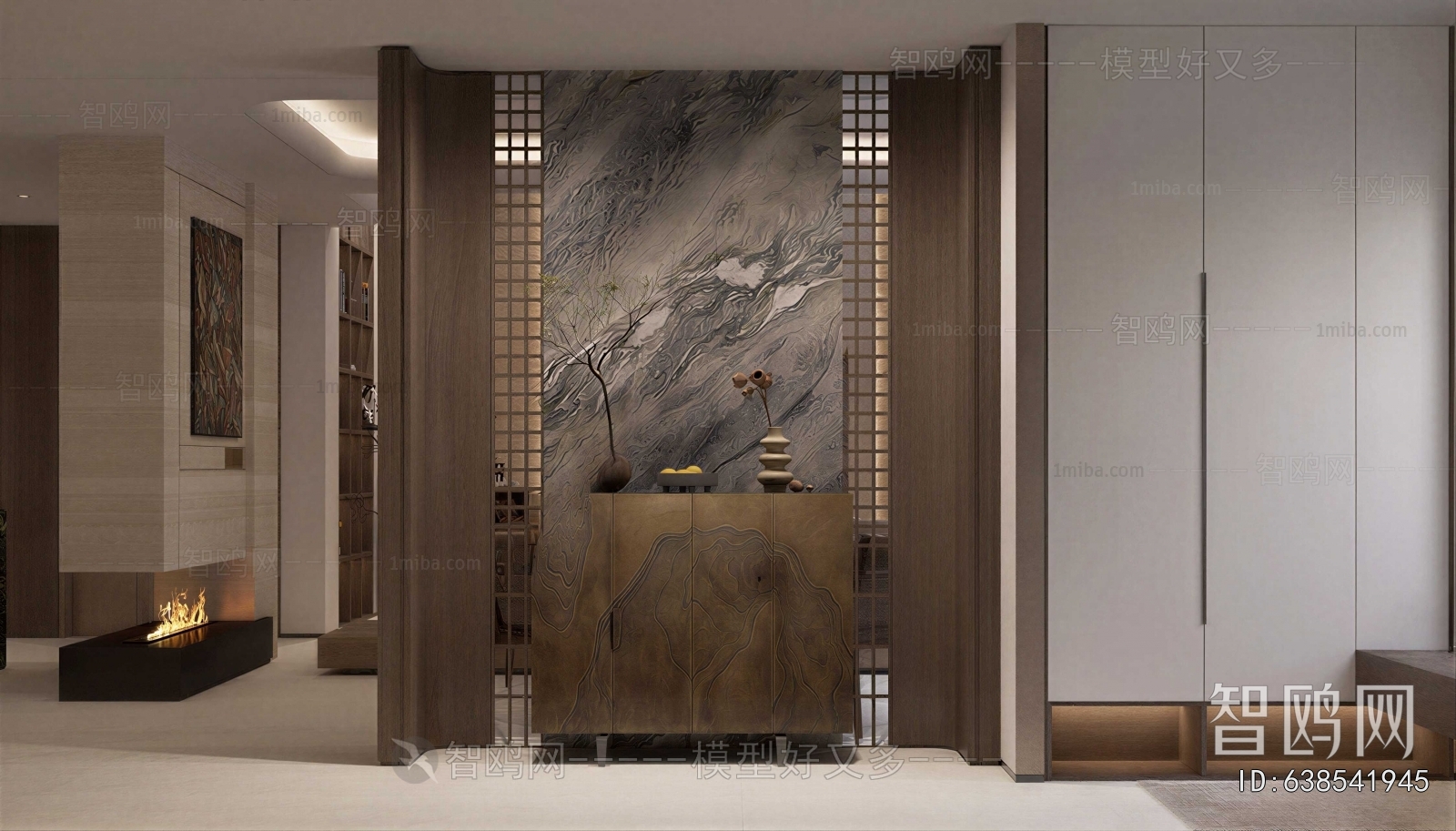 New Chinese Style Hallway