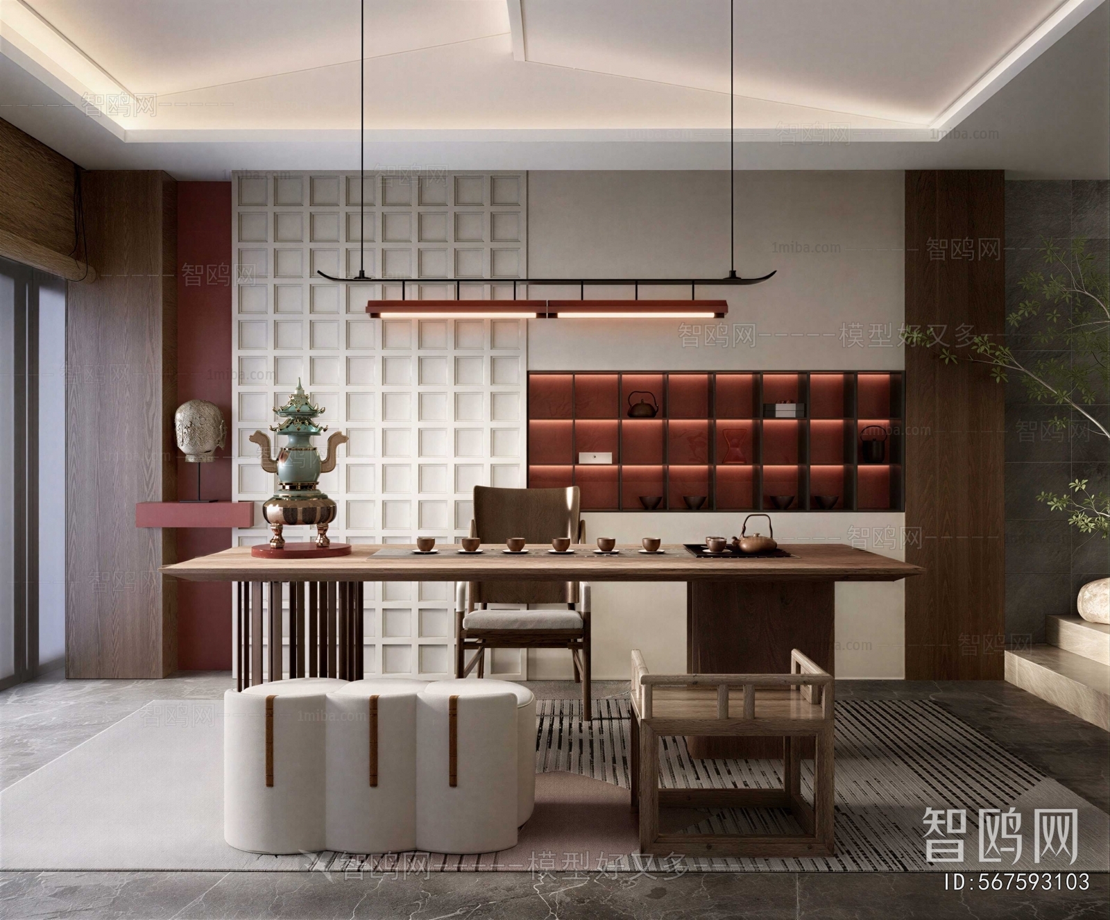 New Chinese Style Tea House