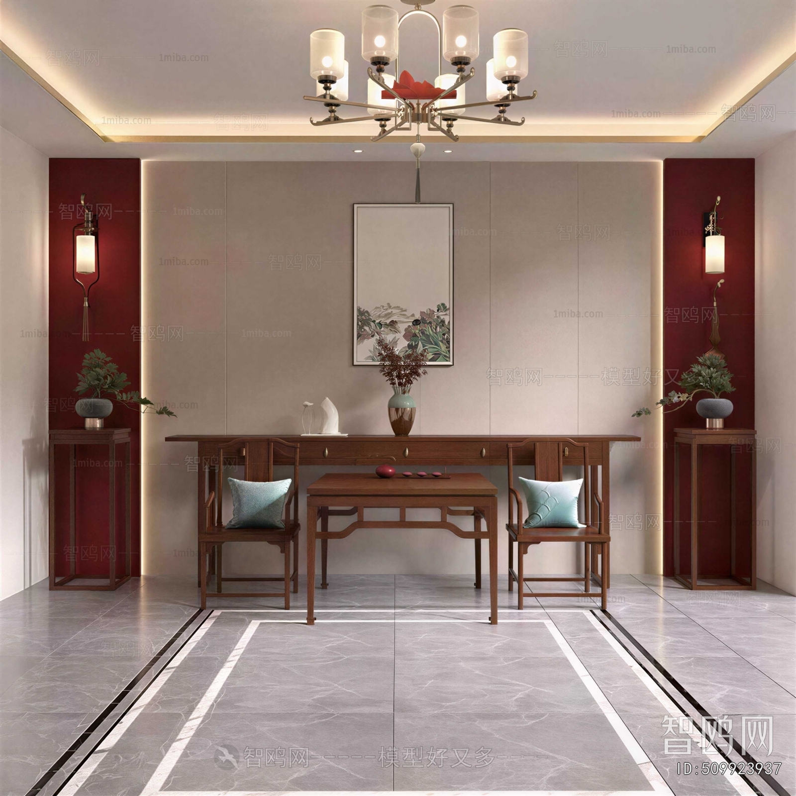 New Chinese Style Hallway