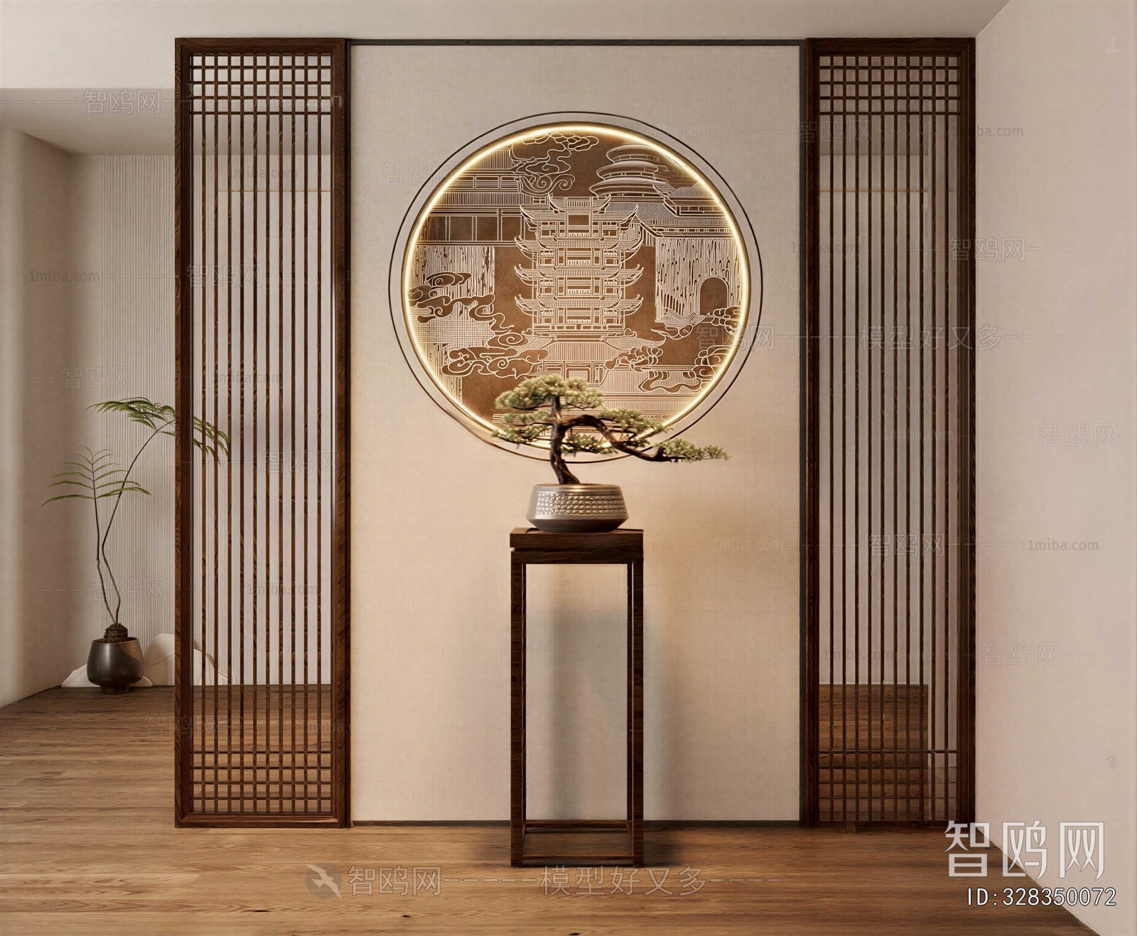 New Chinese Style Hallway