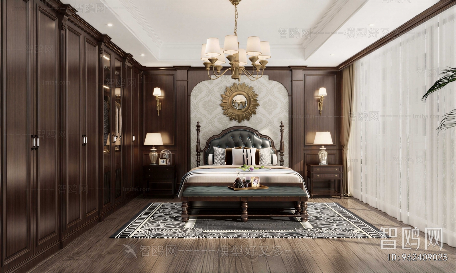 American Style Bedroom