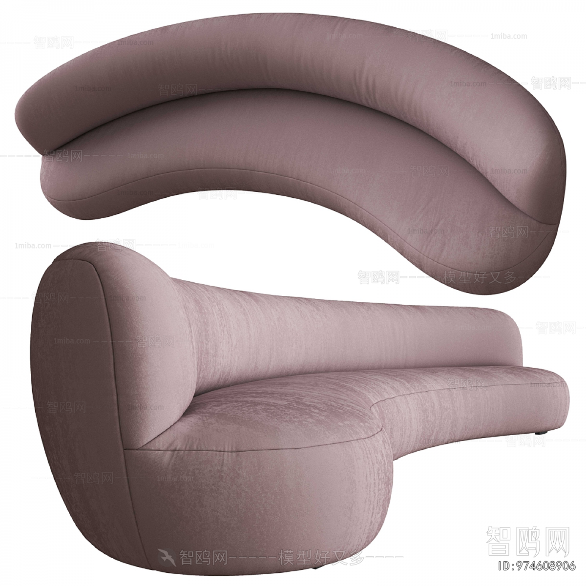 Modern Curved Sofa