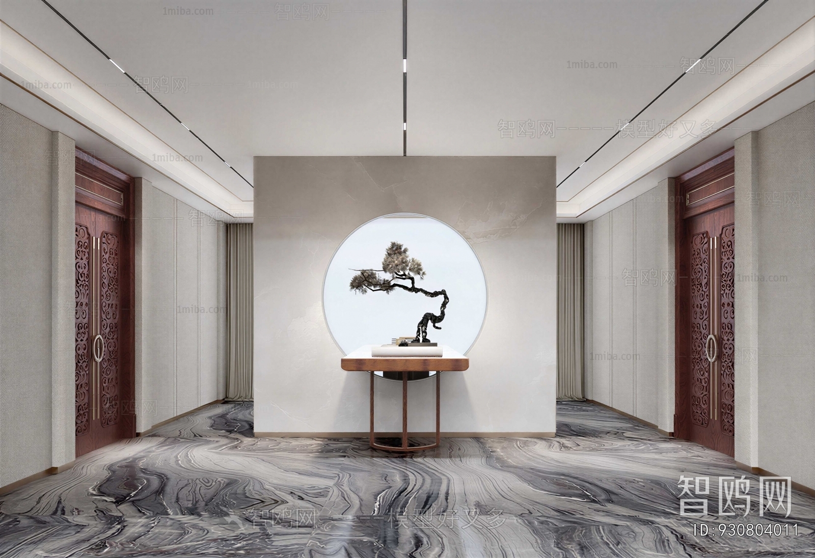 New Chinese Style Hallway