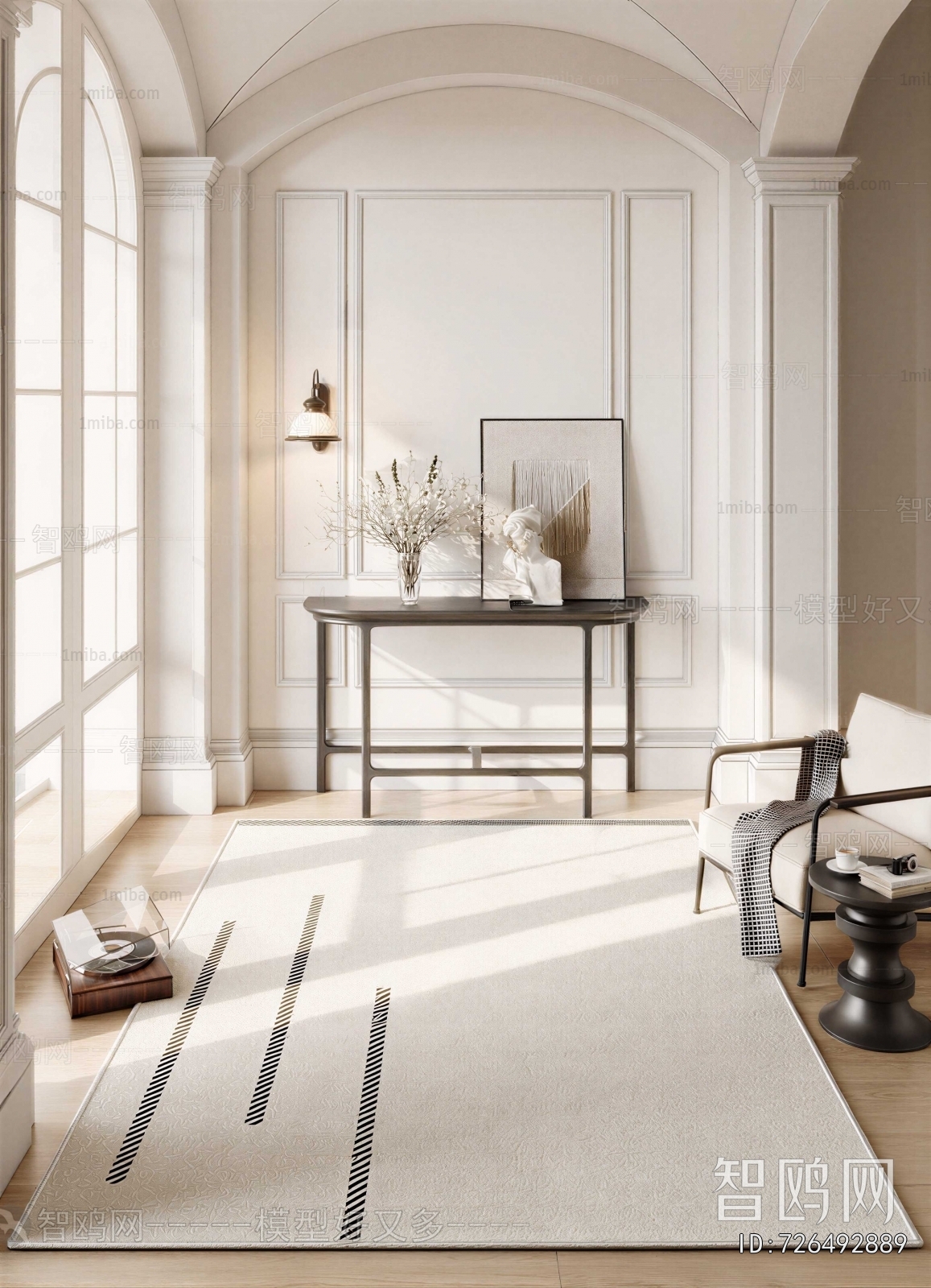 French Style Hallway