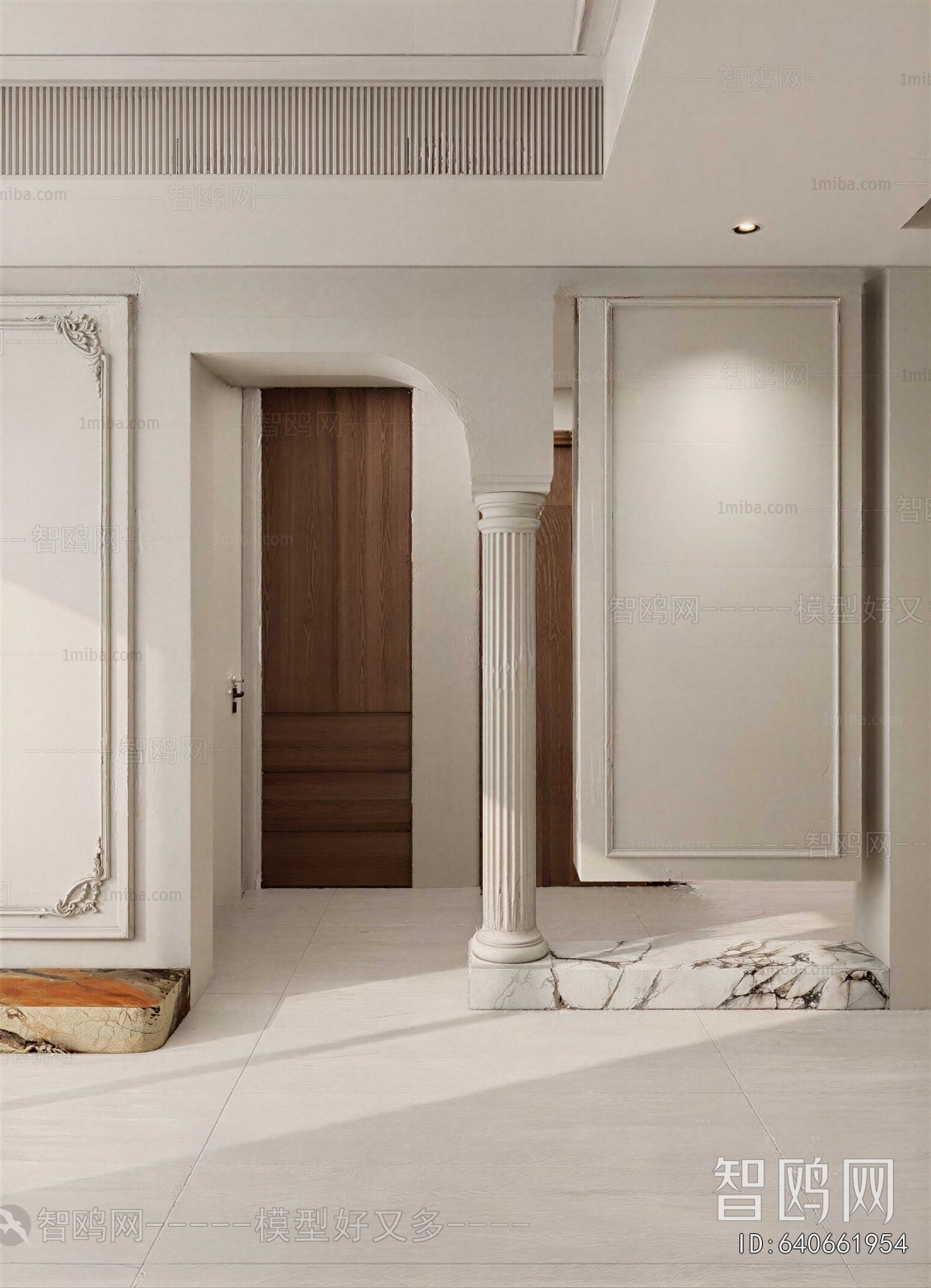 European Style Hallway