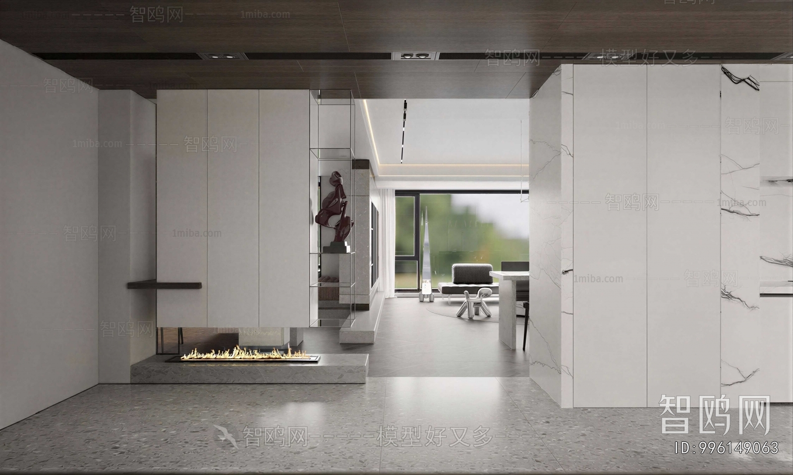 New Chinese Style Hallway