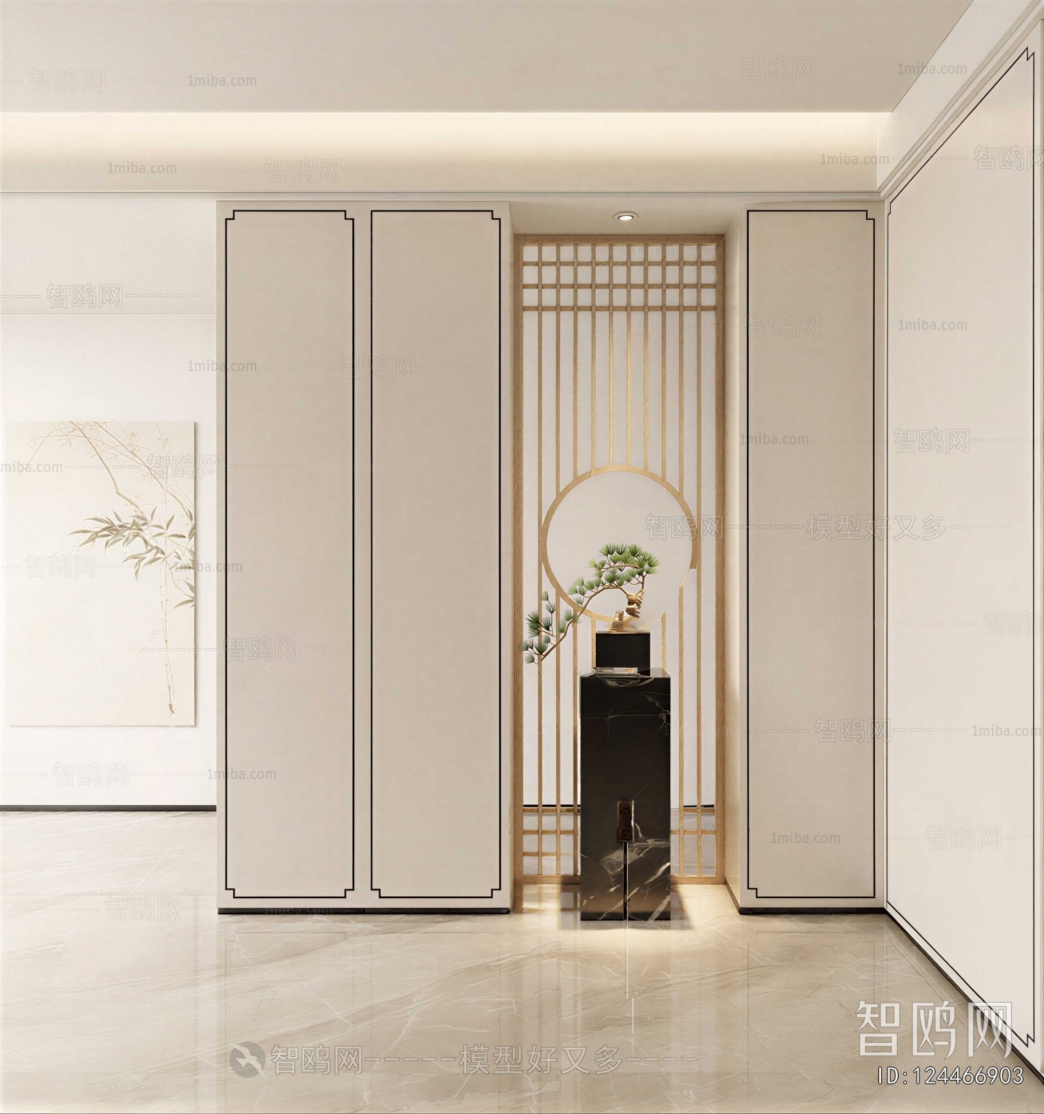 New Chinese Style Hallway