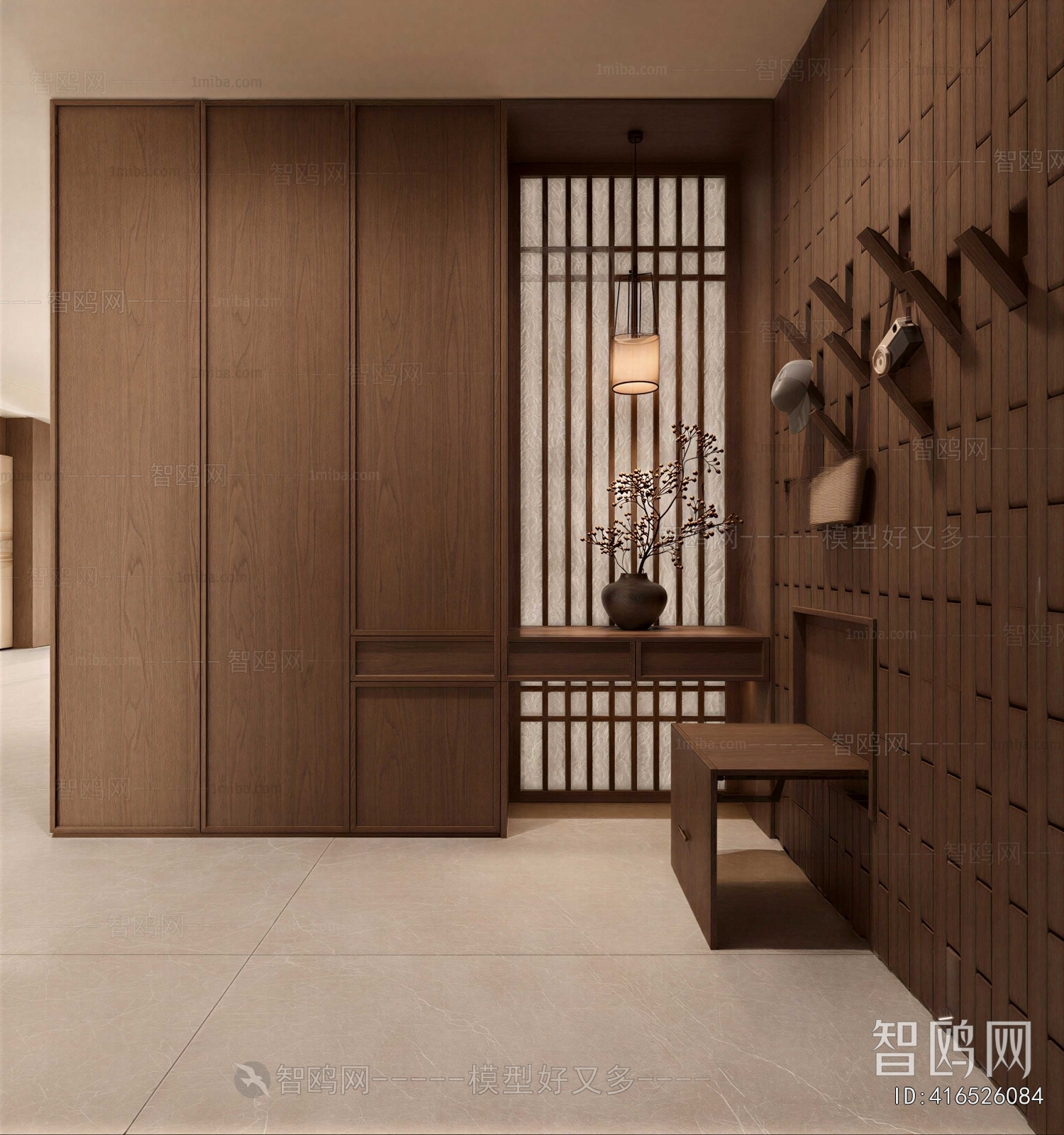 New Chinese Style Hallway