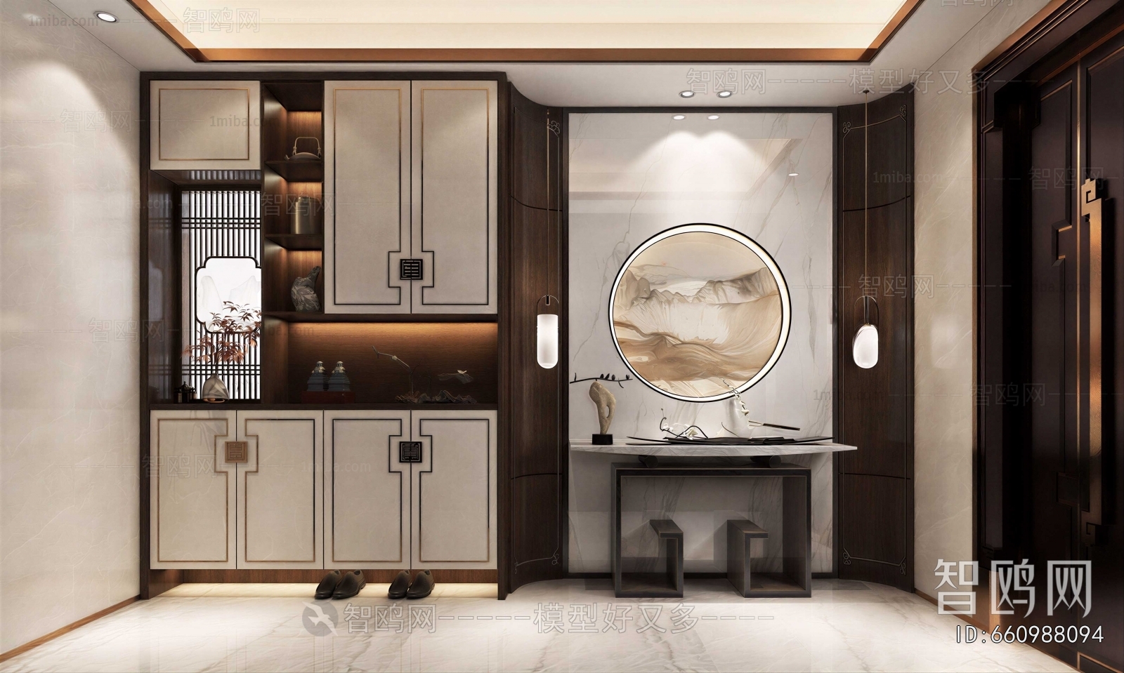 New Chinese Style Hallway