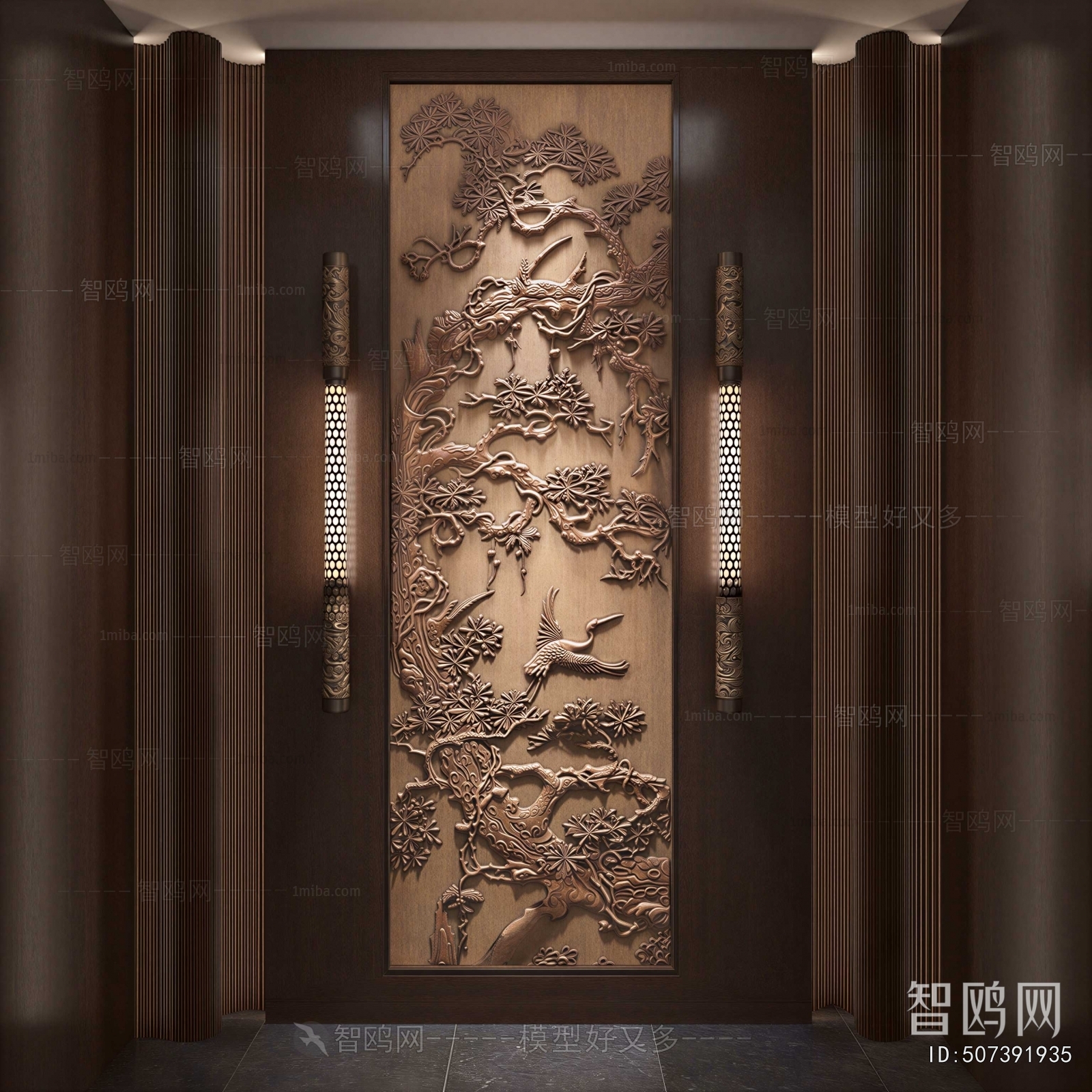 New Chinese Style Hallway