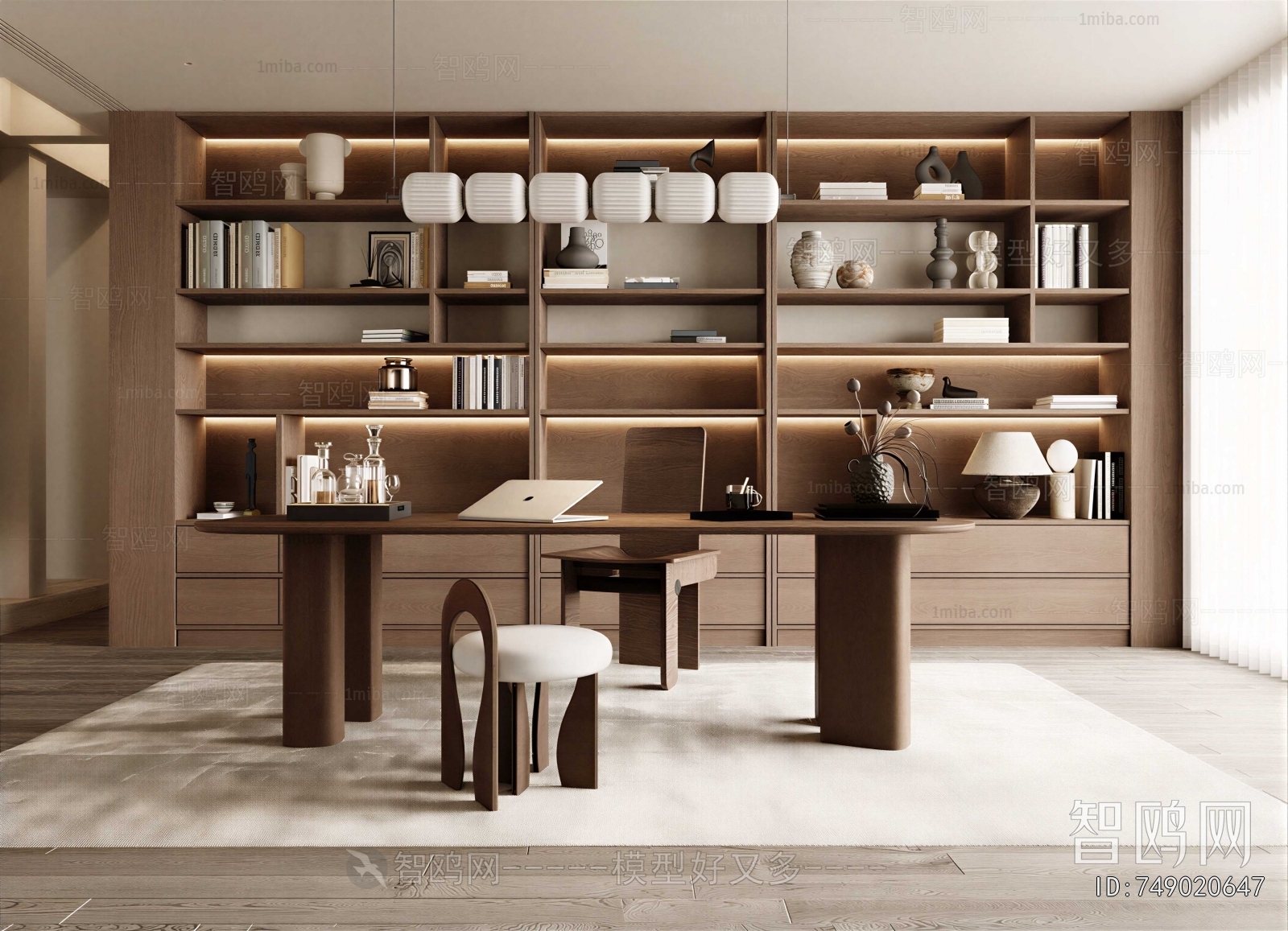 New Chinese Style Study Space