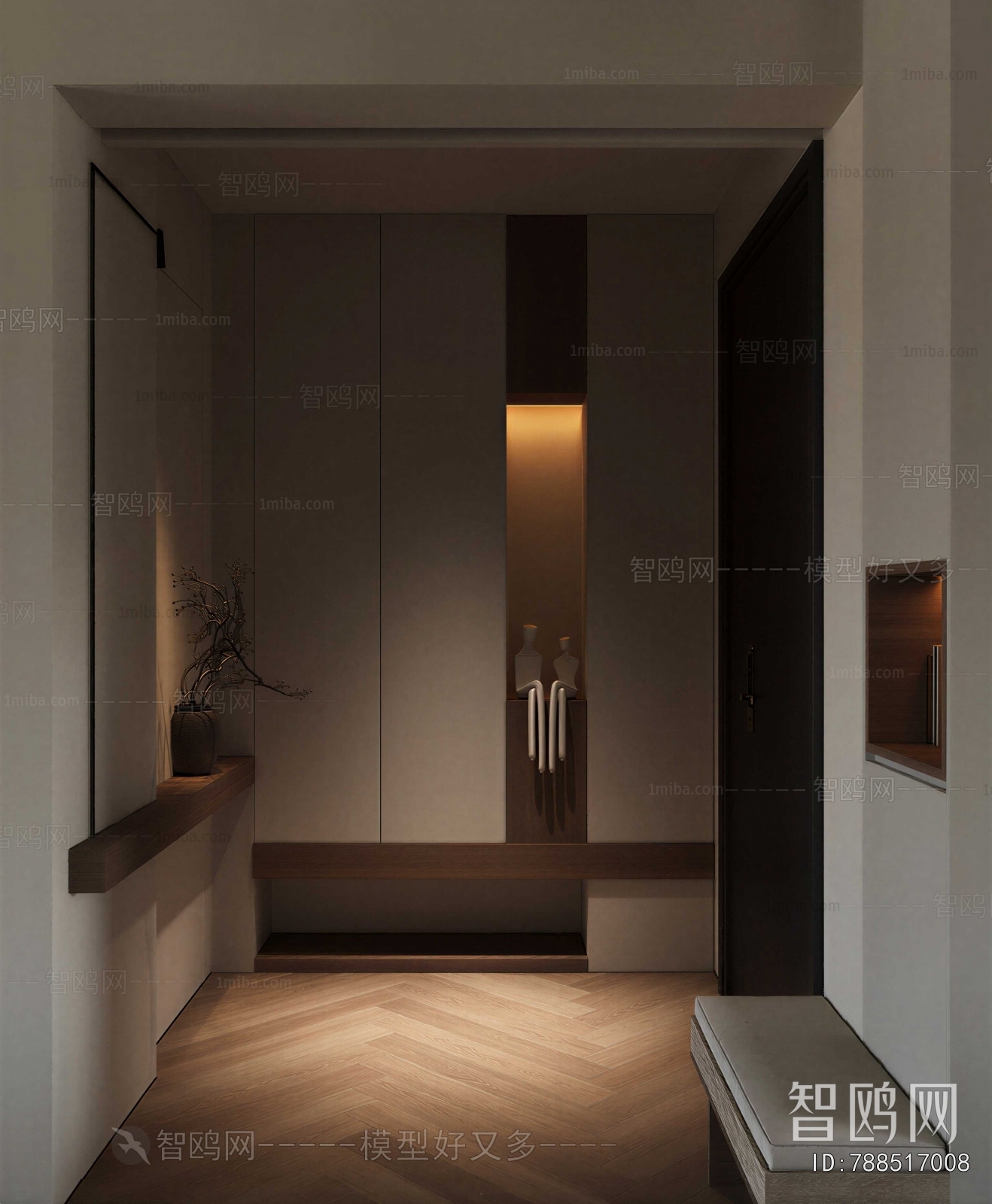 New Chinese Style Hallway