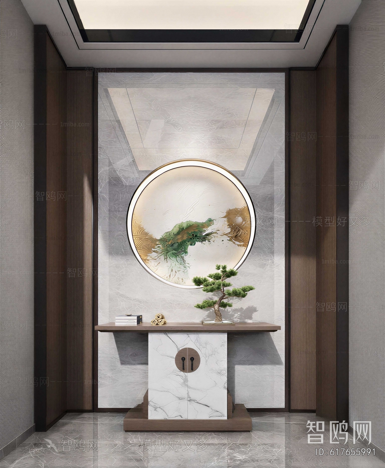 New Chinese Style Hallway