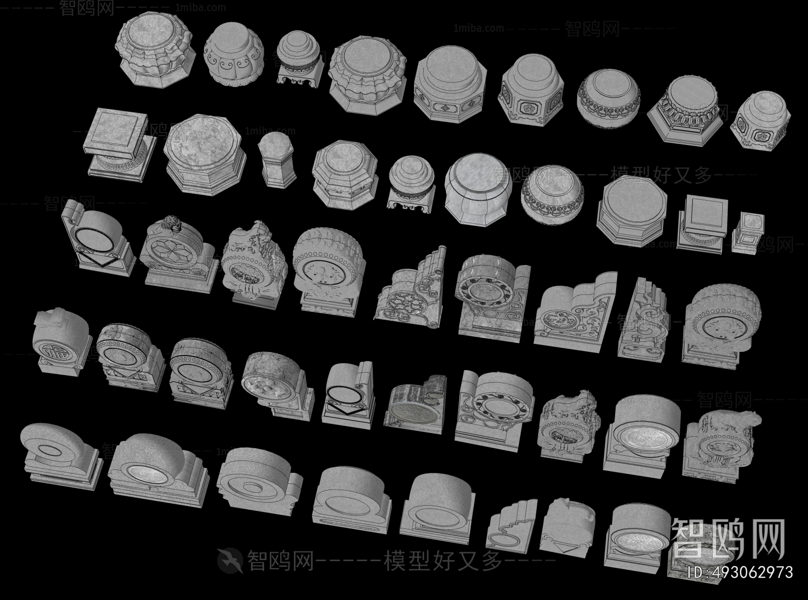 Chinese Style Stone Carving