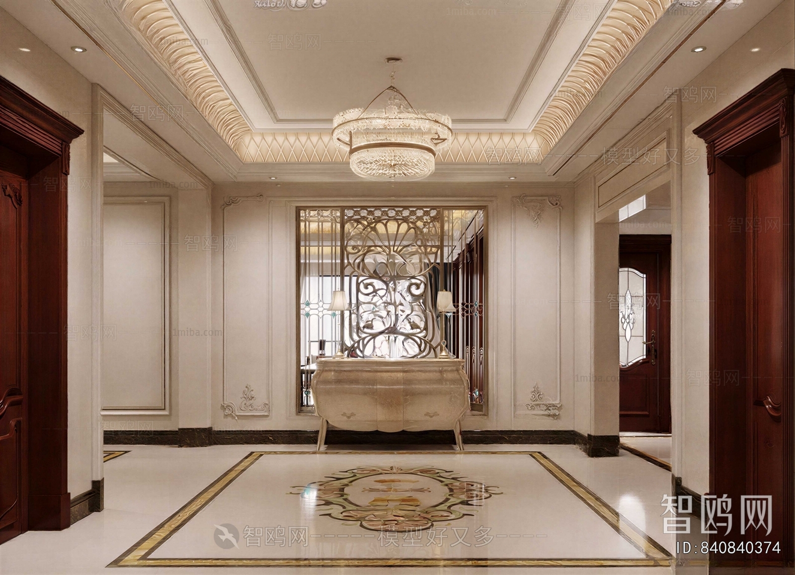 European Style Hallway