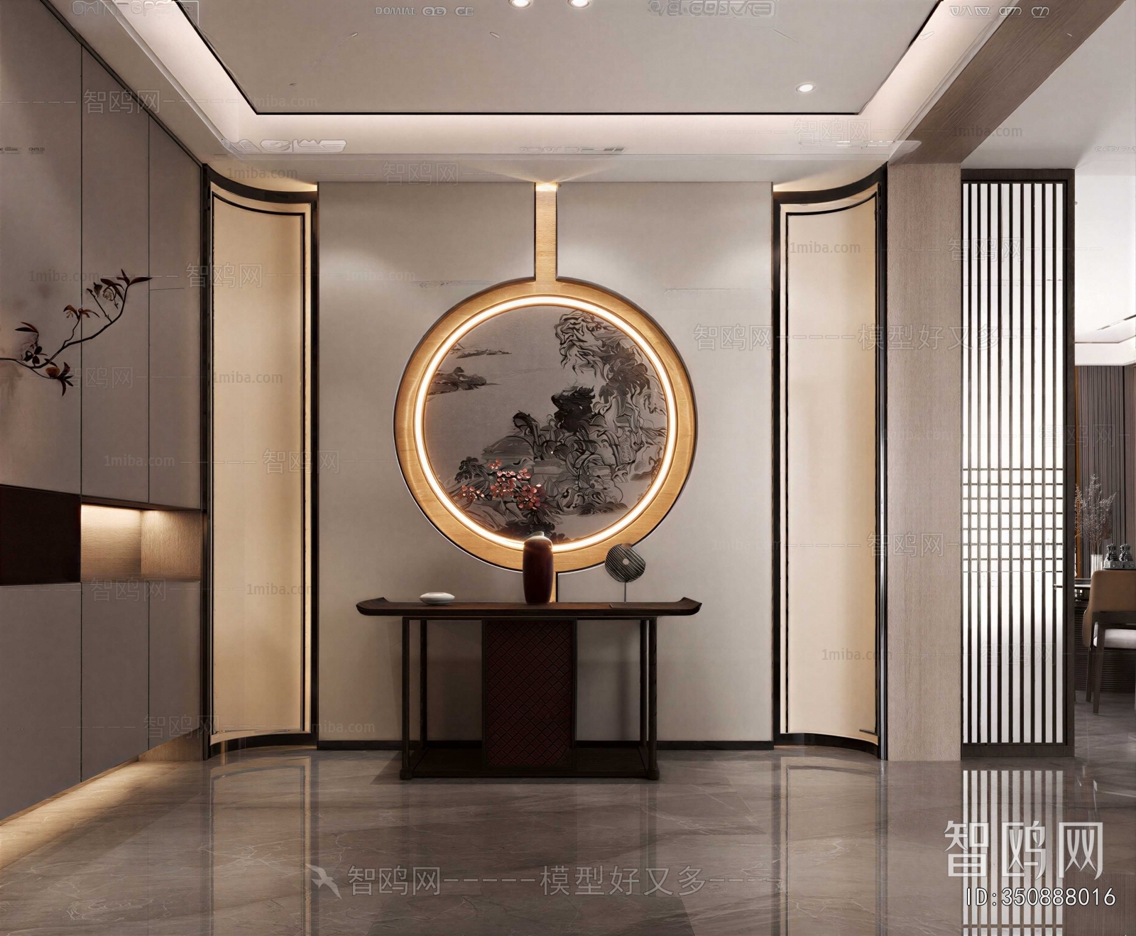 New Chinese Style Hallway