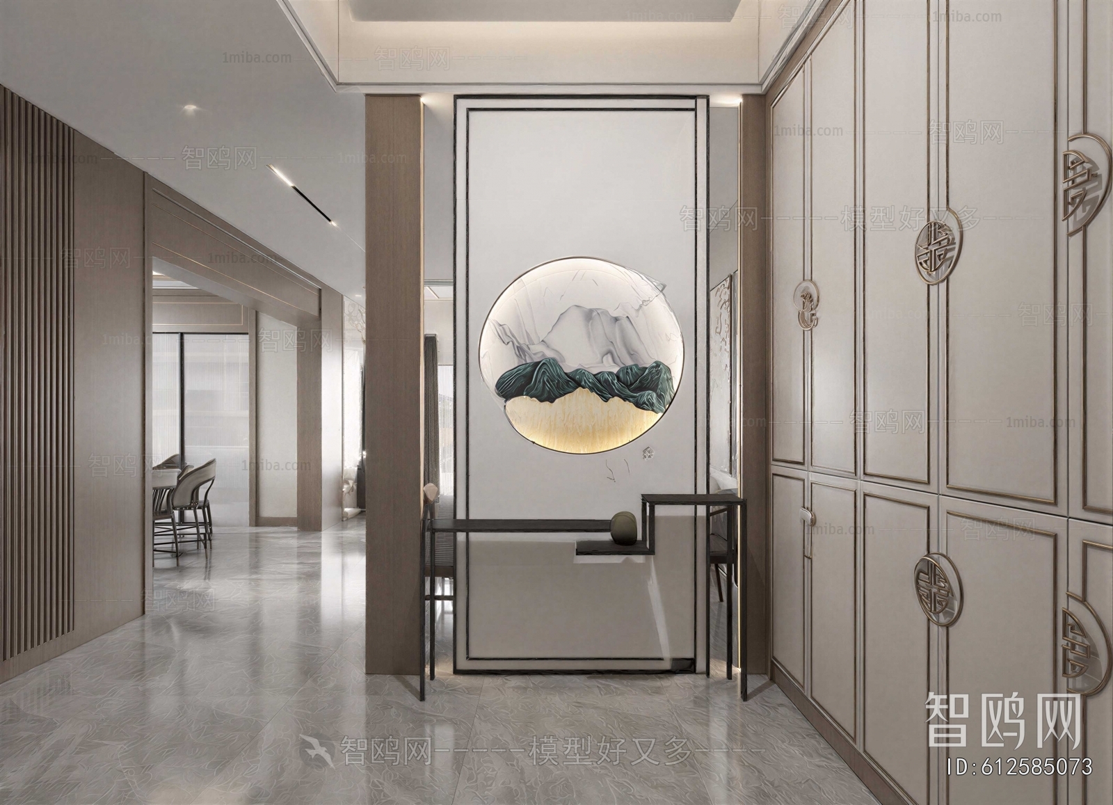 New Chinese Style Hallway