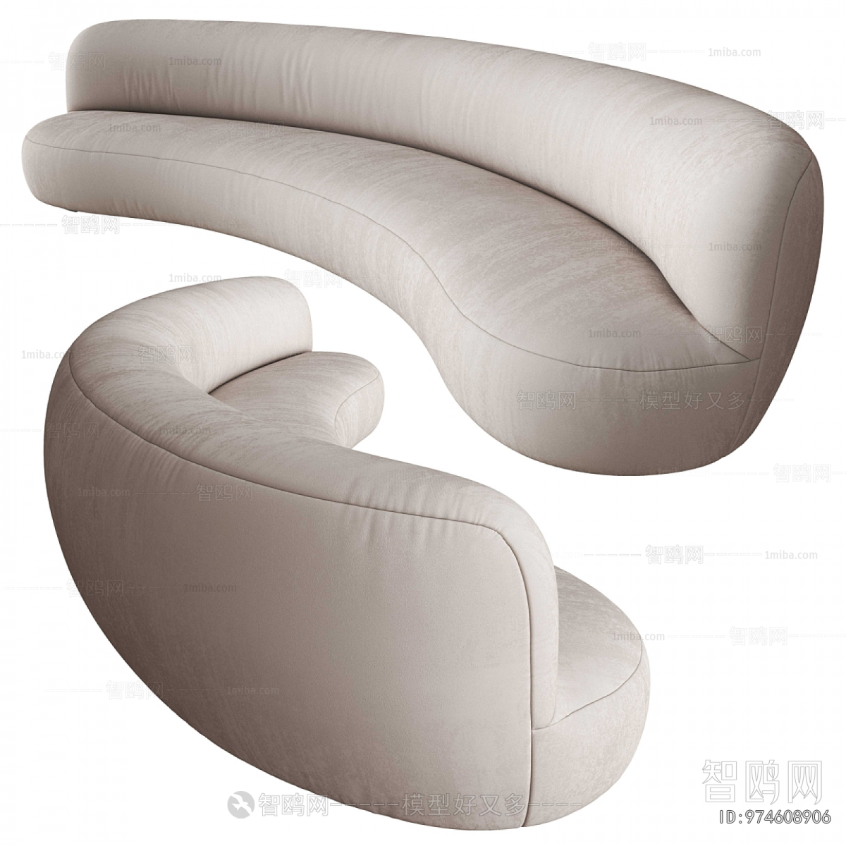 Modern Curved Sofa