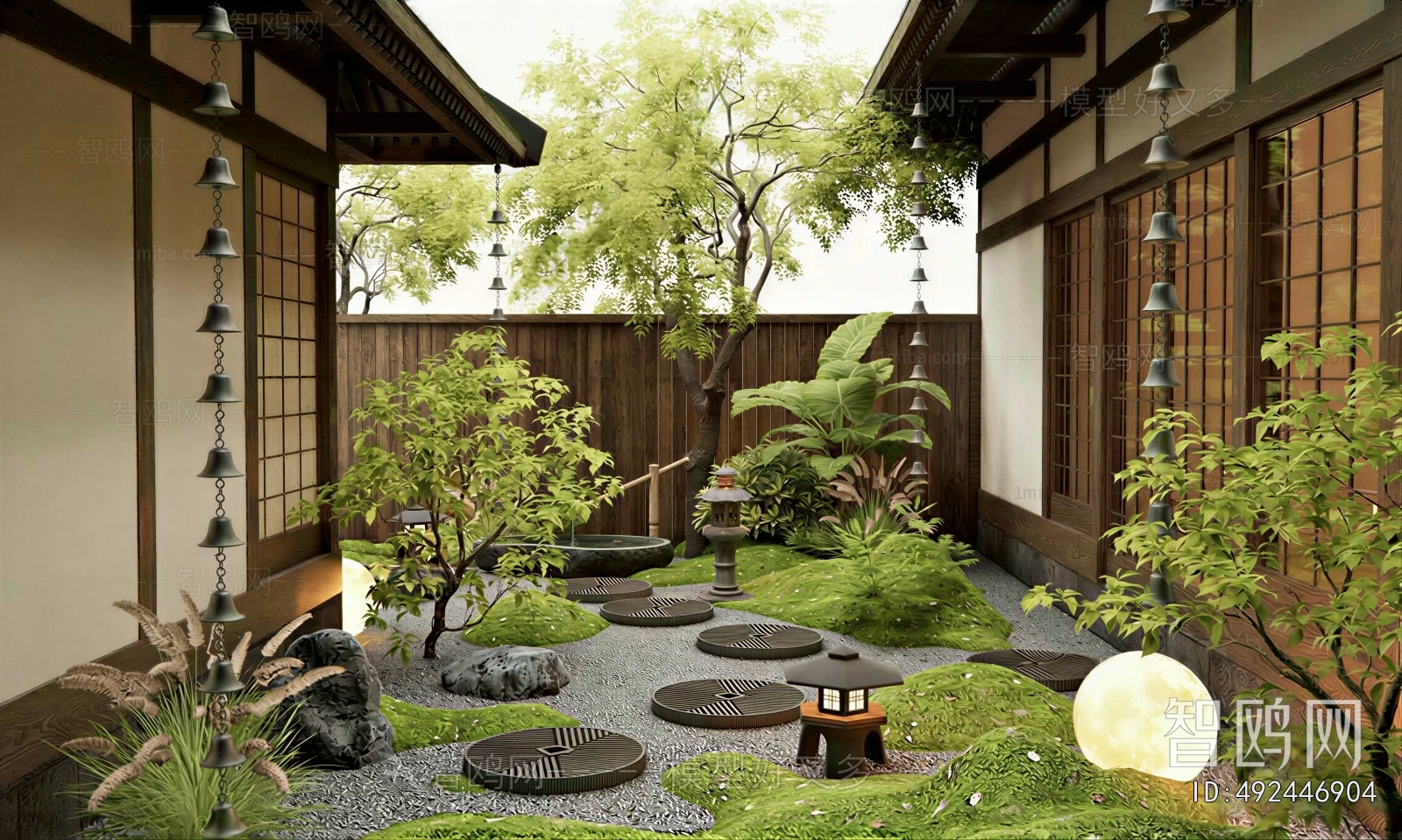 Japanese Style Courtyard/landscape