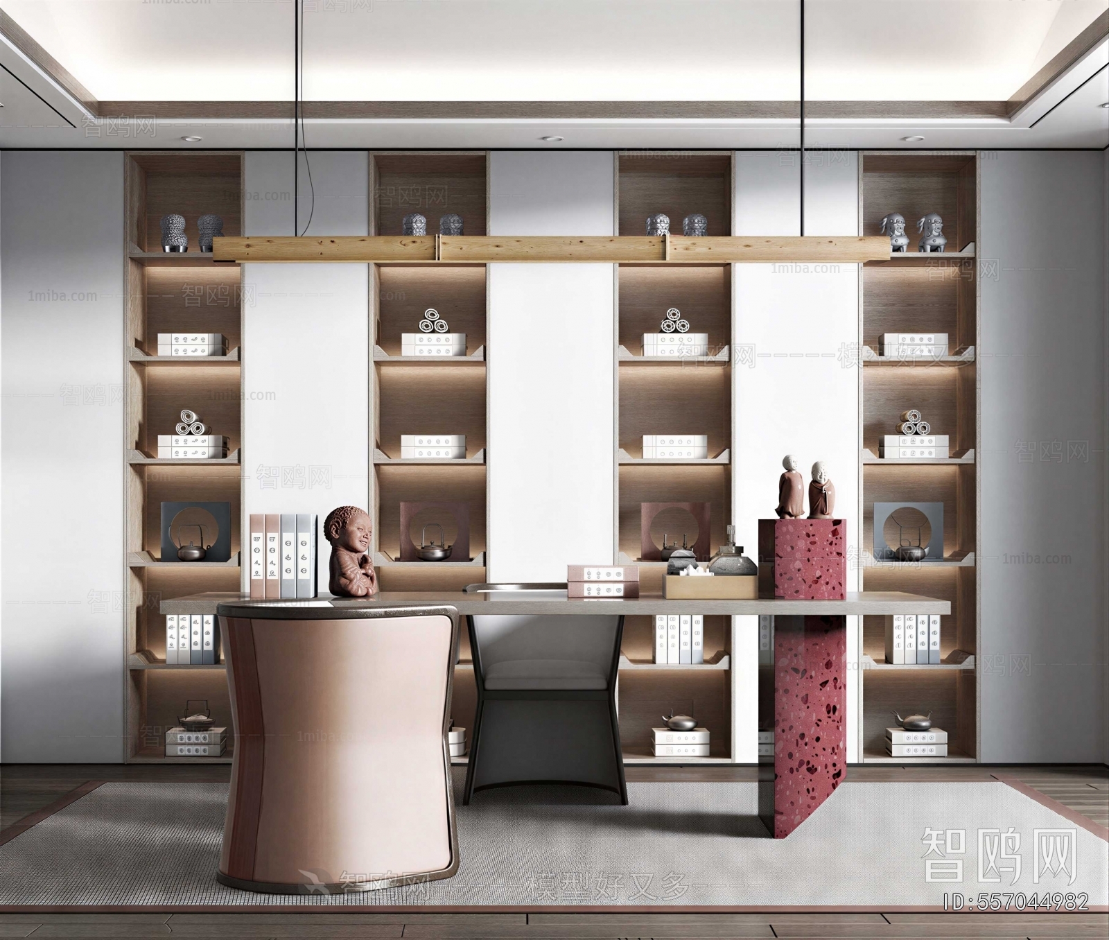 New Chinese Style Study Space