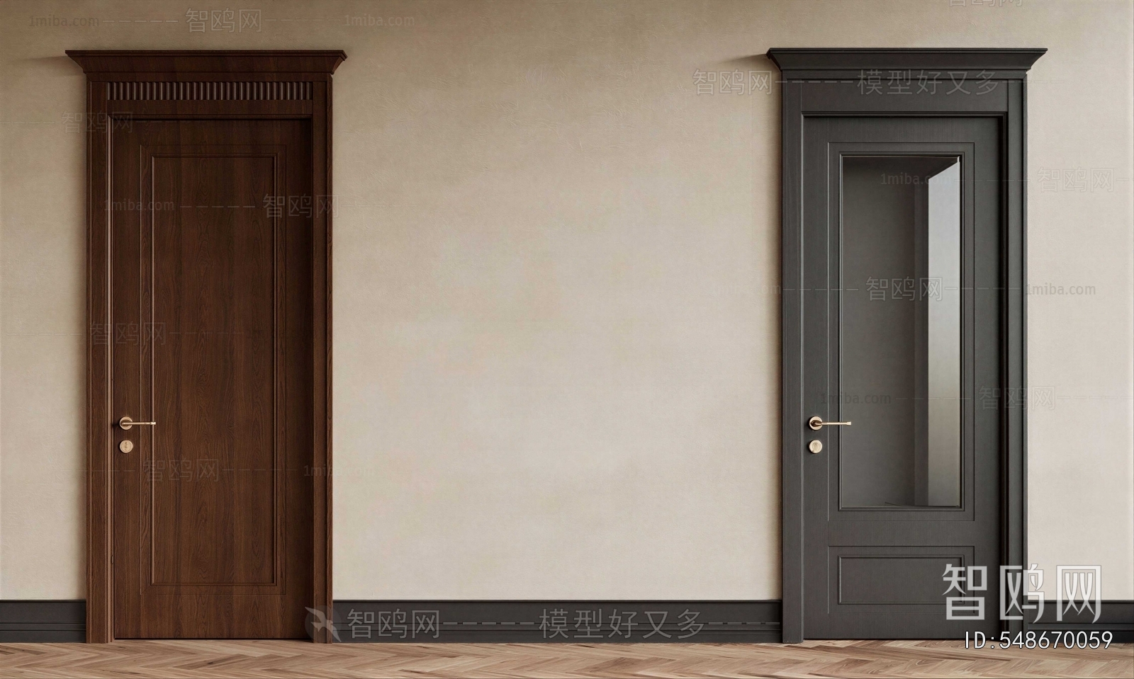 French Style Single Door