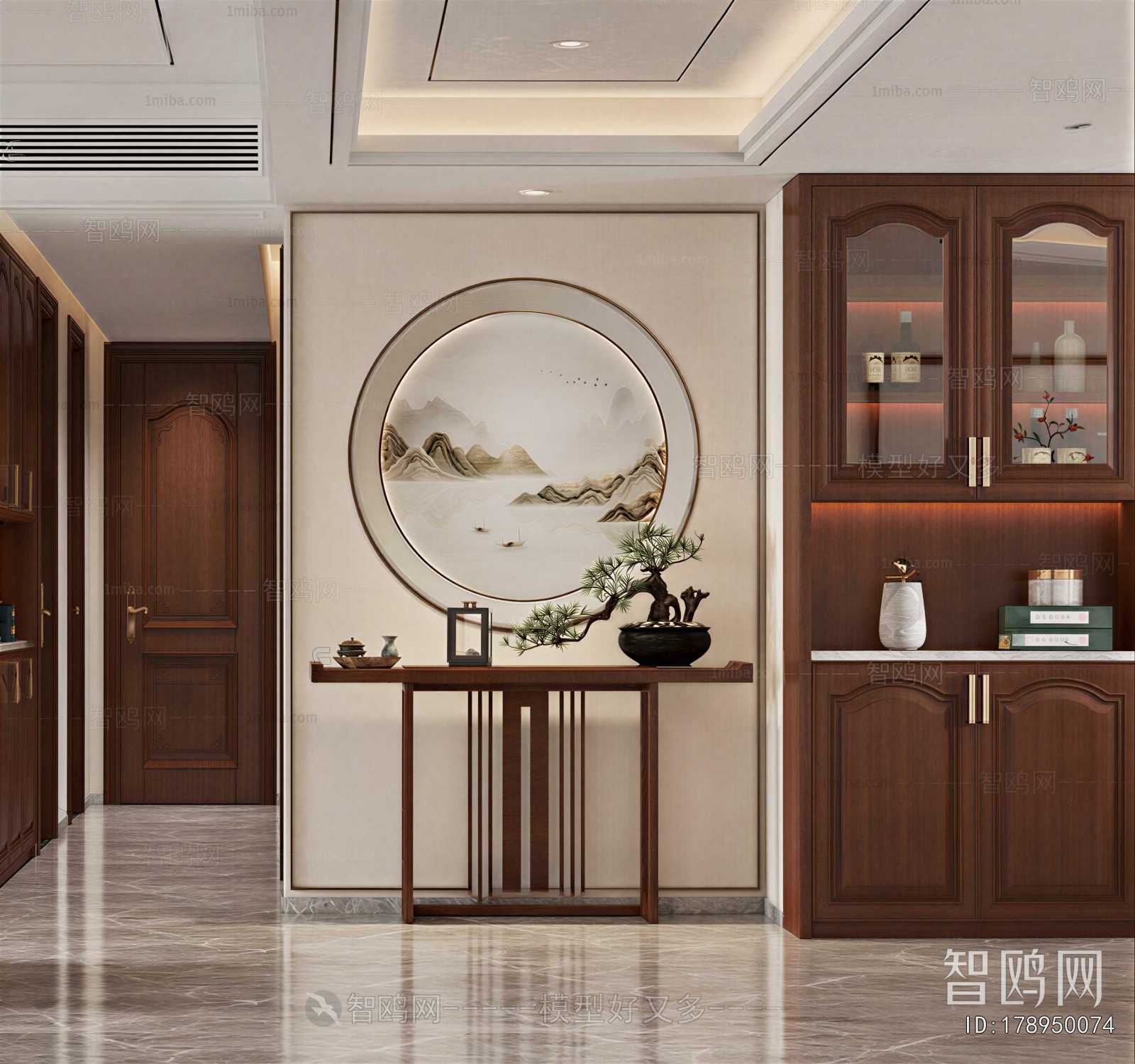 New Chinese Style Hallway