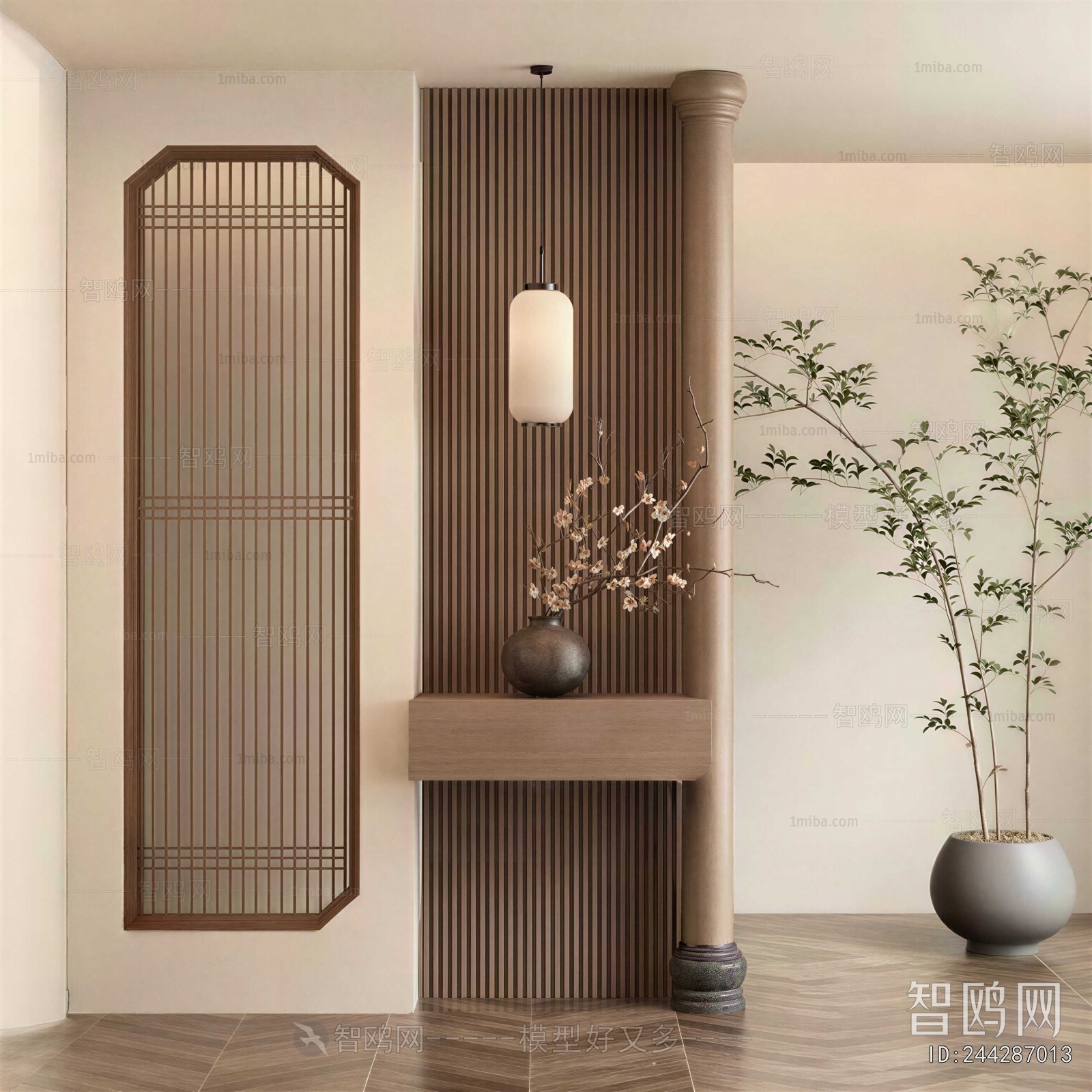 New Chinese Style Hallway