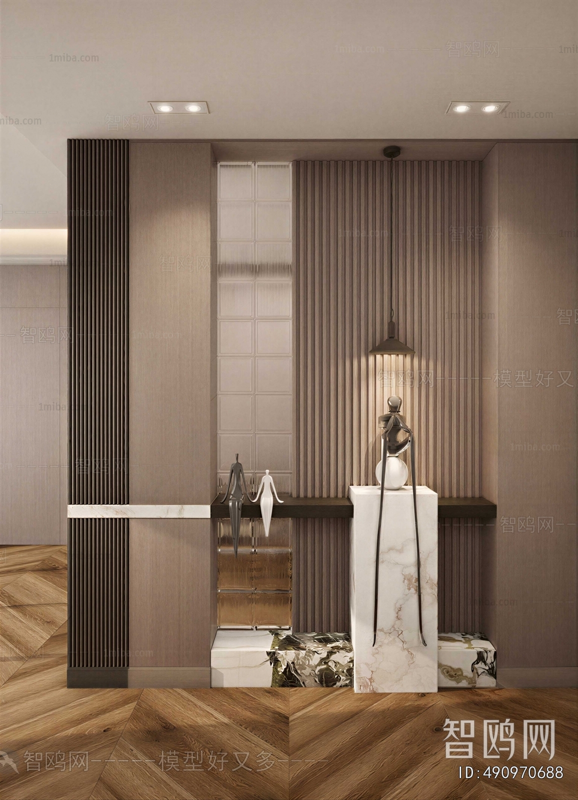 New Chinese Style Hallway