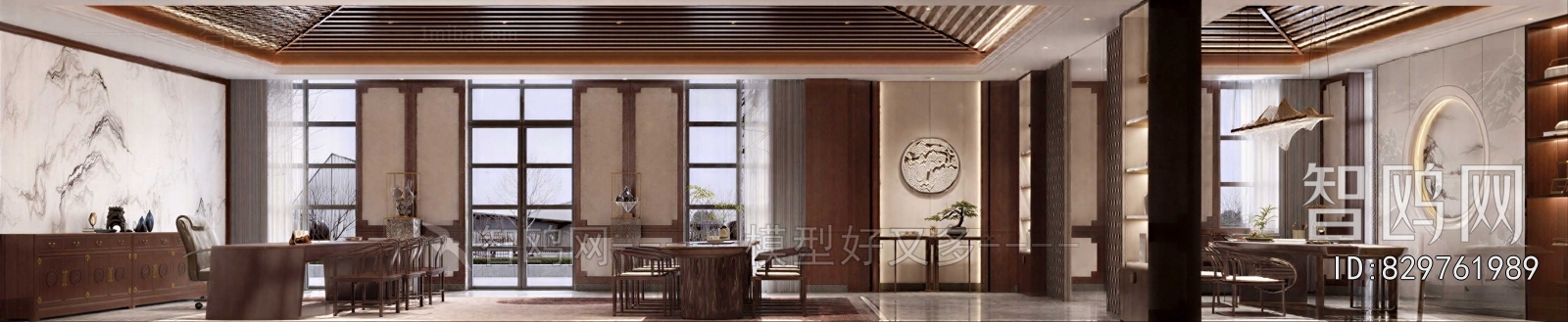 New Chinese Style Manager's Office